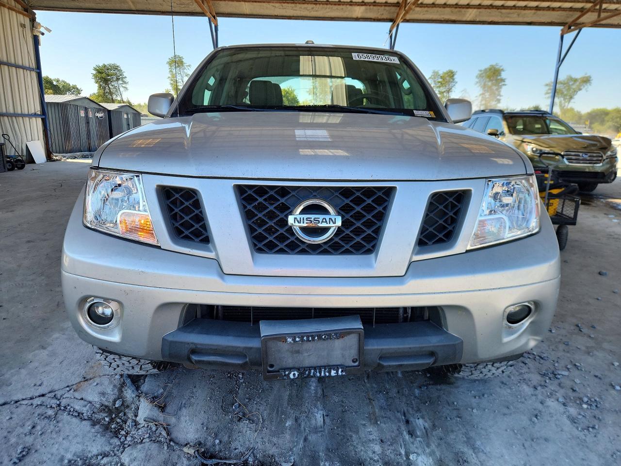 2012 Nissan Frontier S Silver vin: 1N6AD0EV8CC406945
