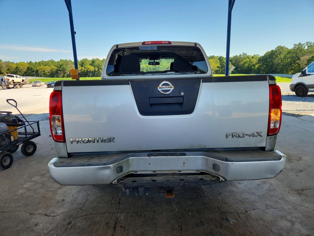 2012 Nissan Frontier S Silver vin: 1N6AD0EV8CC406945