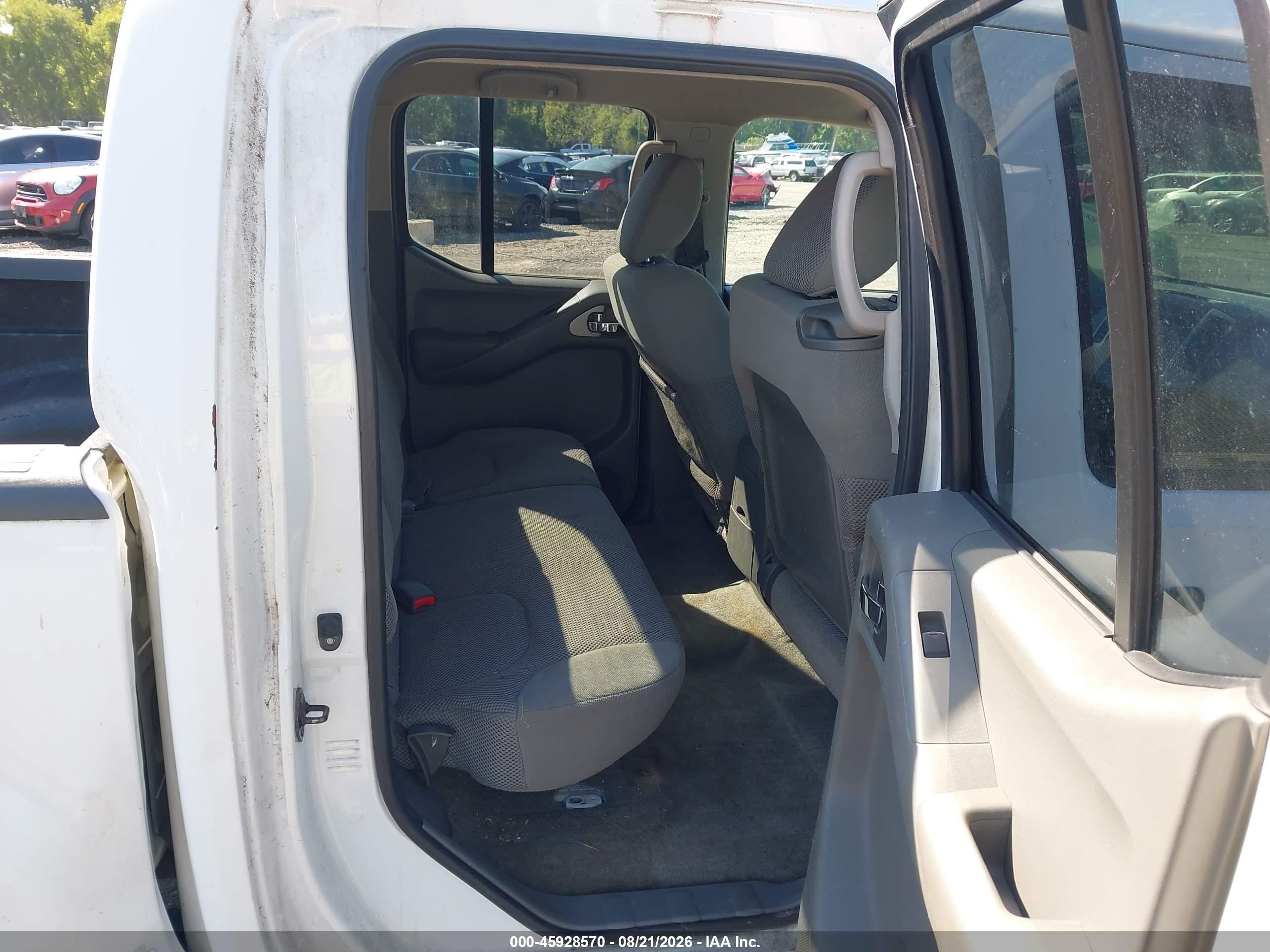 2012 Nissan Frontier Sv White vin: 1N6AD0EV8CC419419