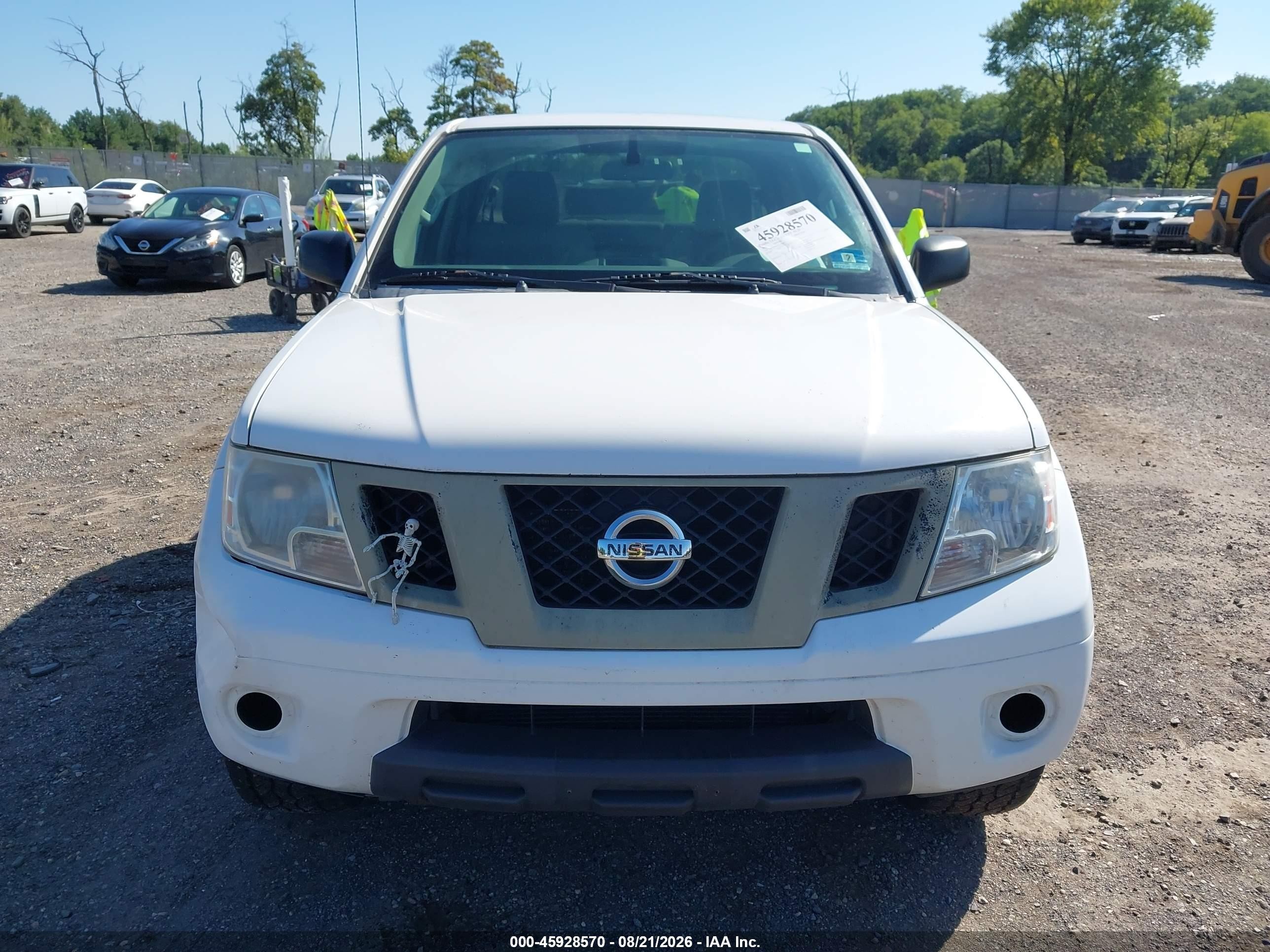 2012 Nissan Frontier Sv White vin: 1N6AD0EV8CC419419