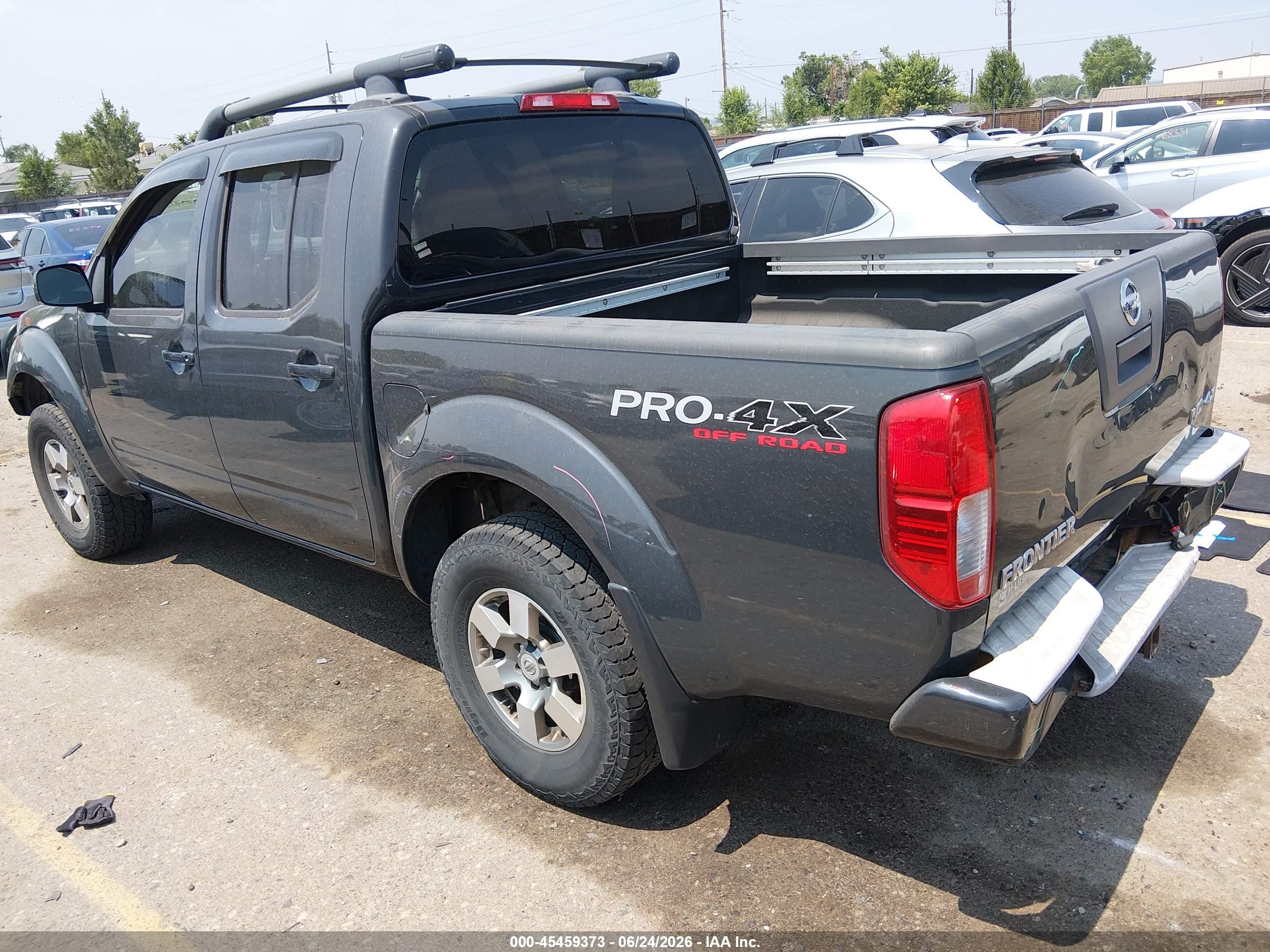 2012 Nissan Frontier Pro-4x Черный vin: 1N6AD0EV8CC459774