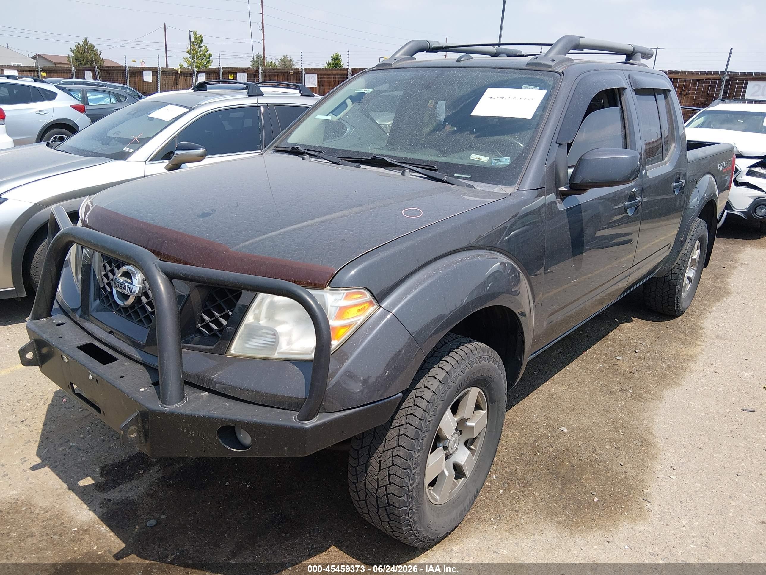 2012 Nissan Frontier Pro-4x Черный vin: 1N6AD0EV8CC459774