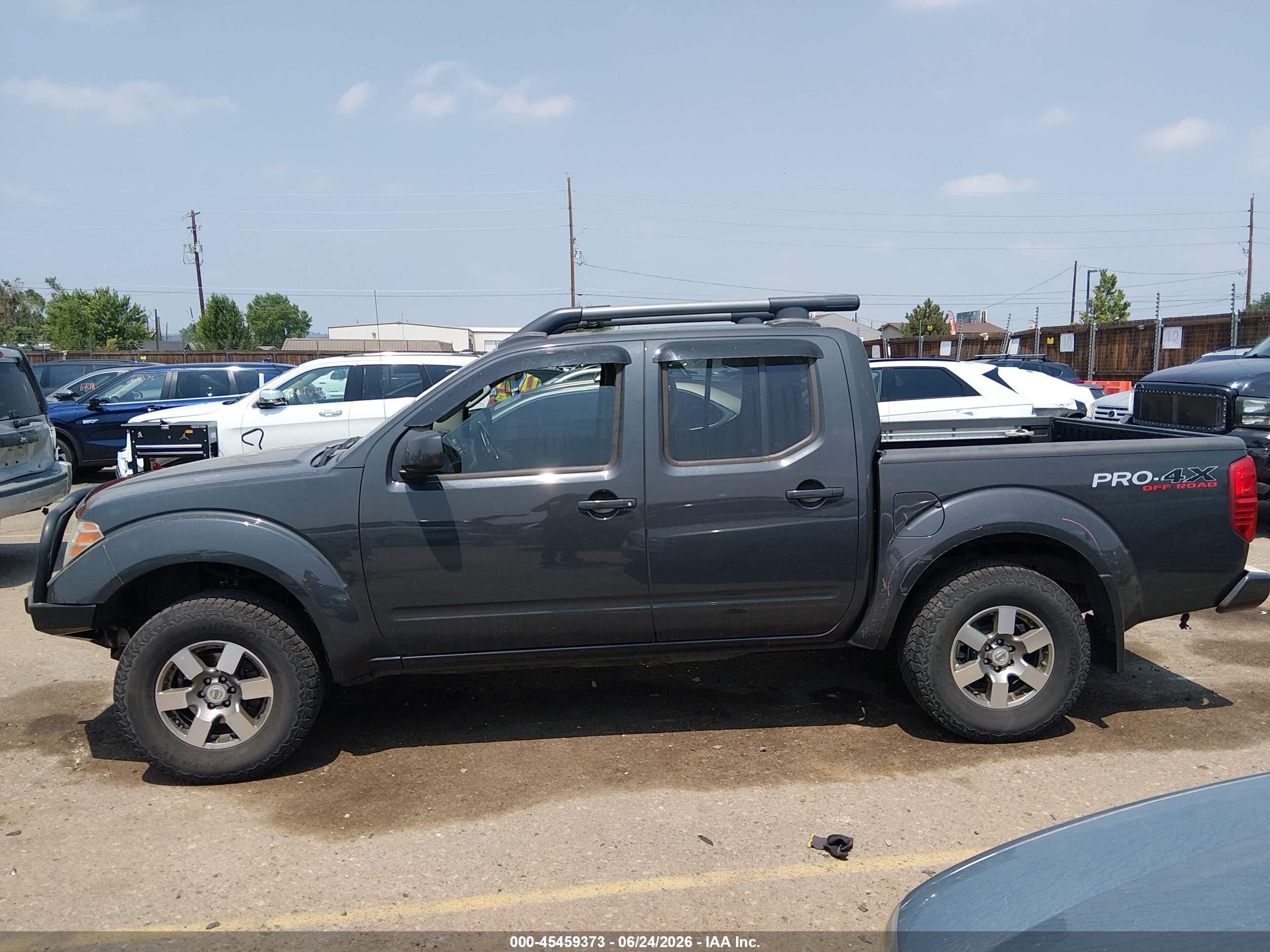 2012 Nissan Frontier Pro-4x Черный vin: 1N6AD0EV8CC459774