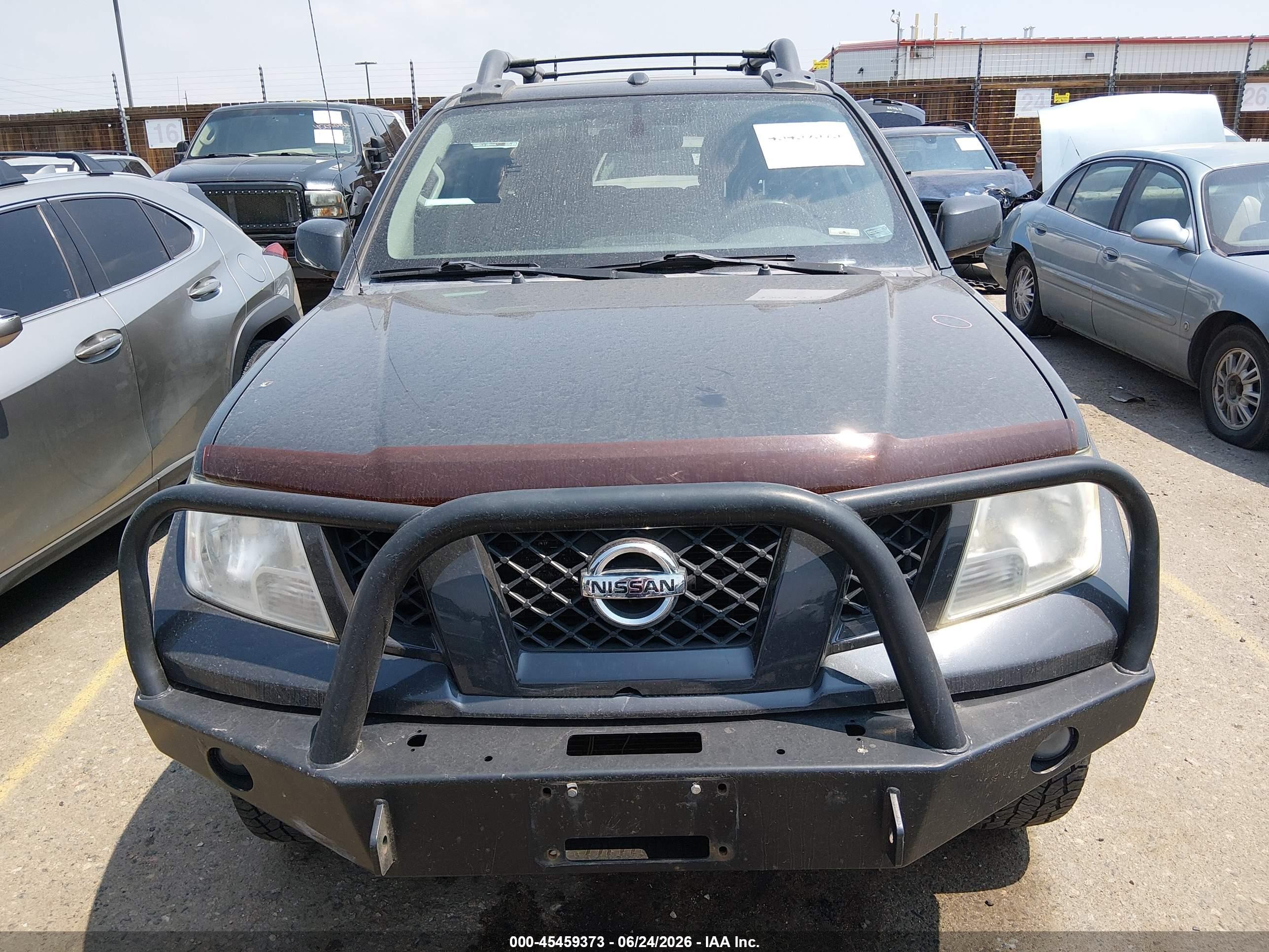 2012 Nissan Frontier Pro-4x Черный vin: 1N6AD0EV8CC459774