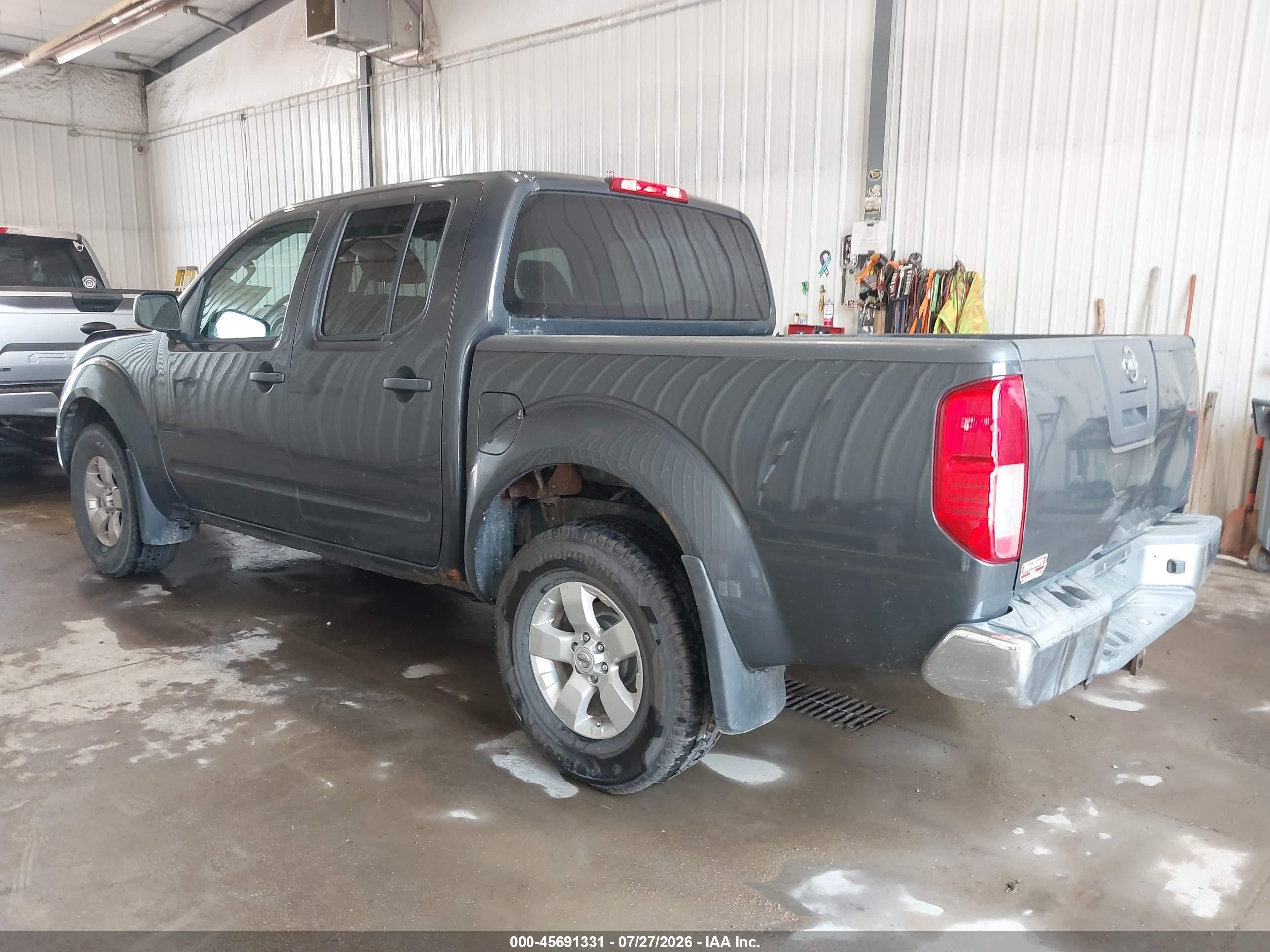 2012 Nissan Frontier Sv Gray vin: 1N6AD0EV8CC461864