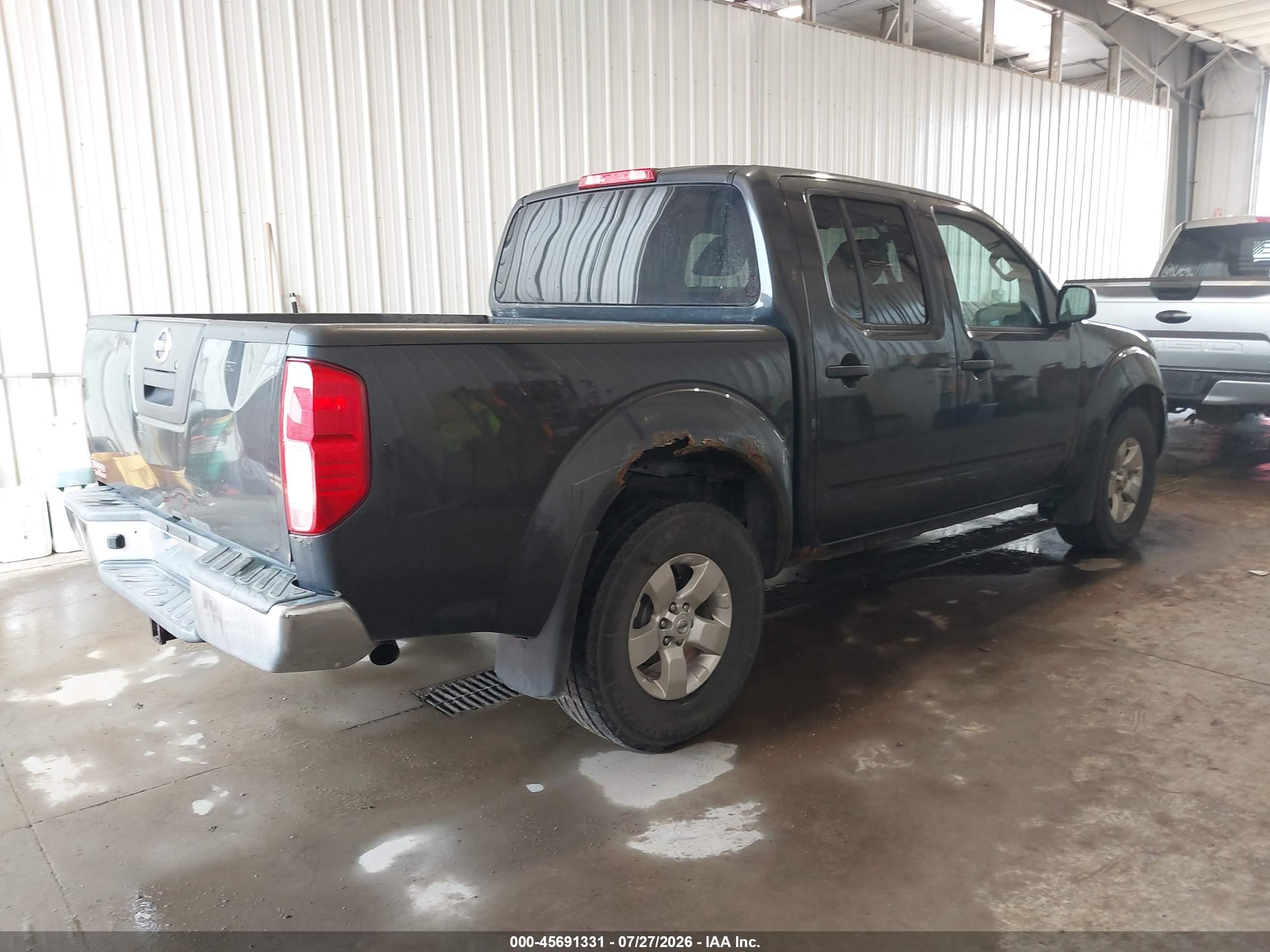 2012 Nissan Frontier Sv Gray vin: 1N6AD0EV8CC461864