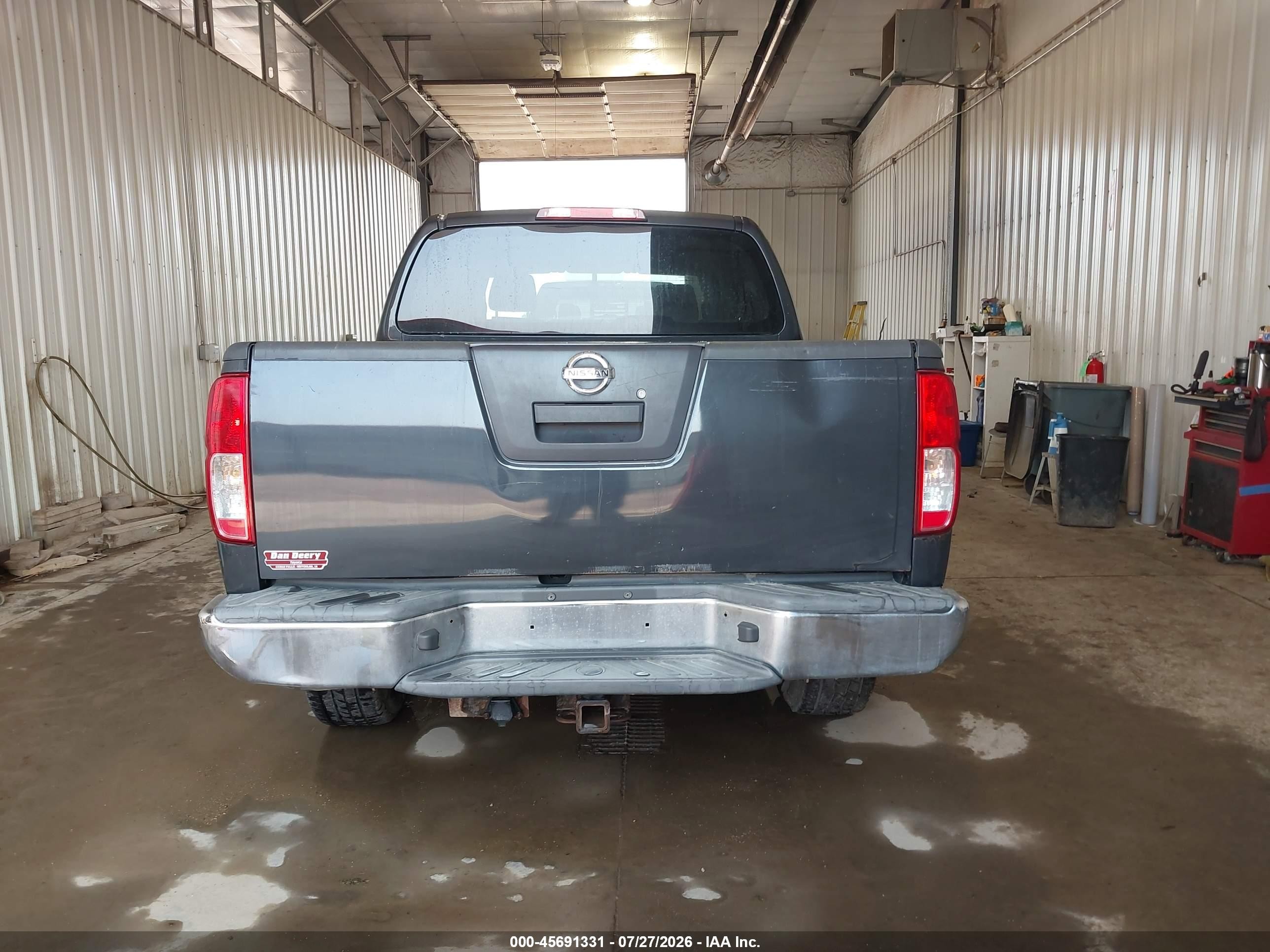 2012 Nissan Frontier Sv Gray vin: 1N6AD0EV8CC461864