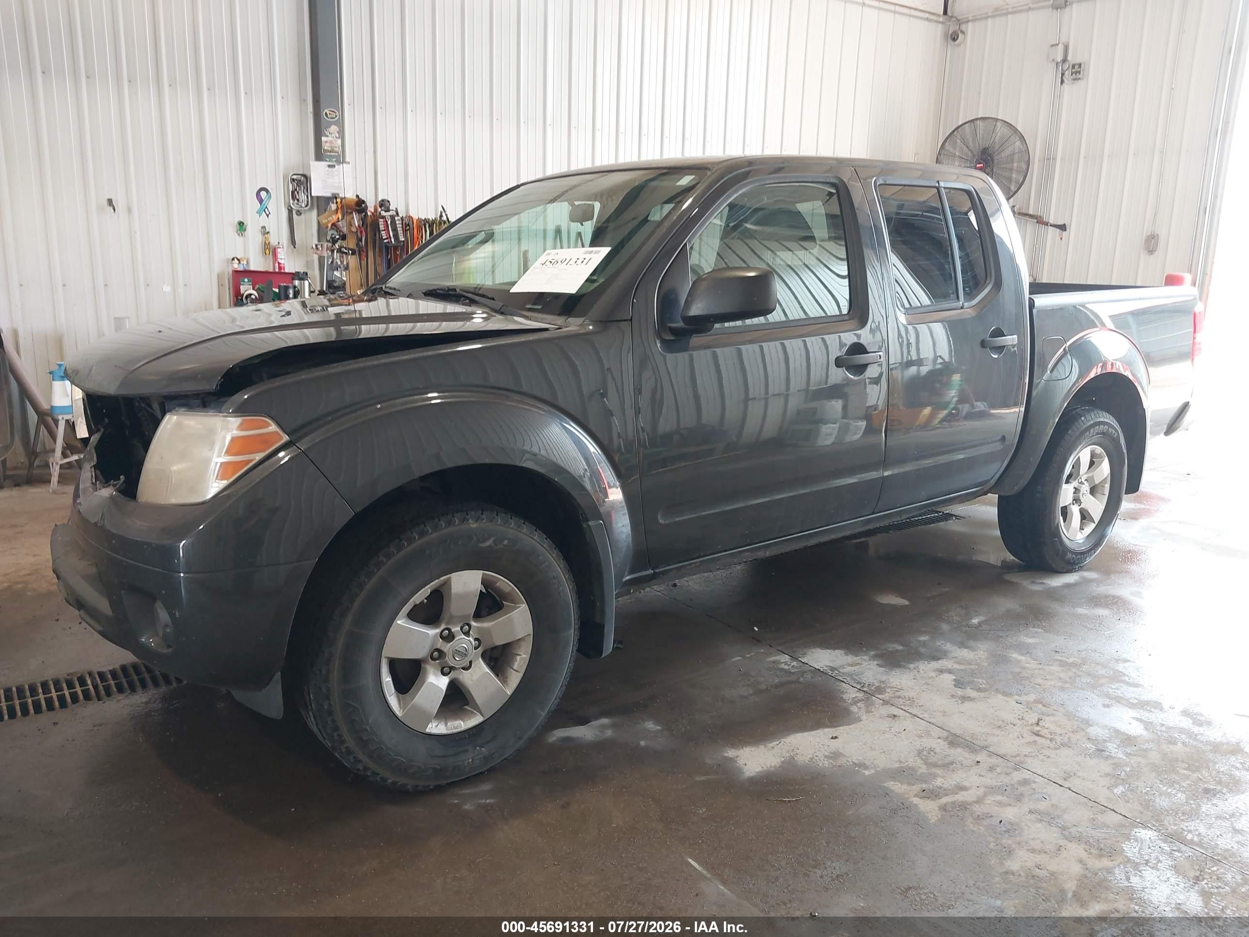 2012 Nissan Frontier Sv Gray vin: 1N6AD0EV8CC461864