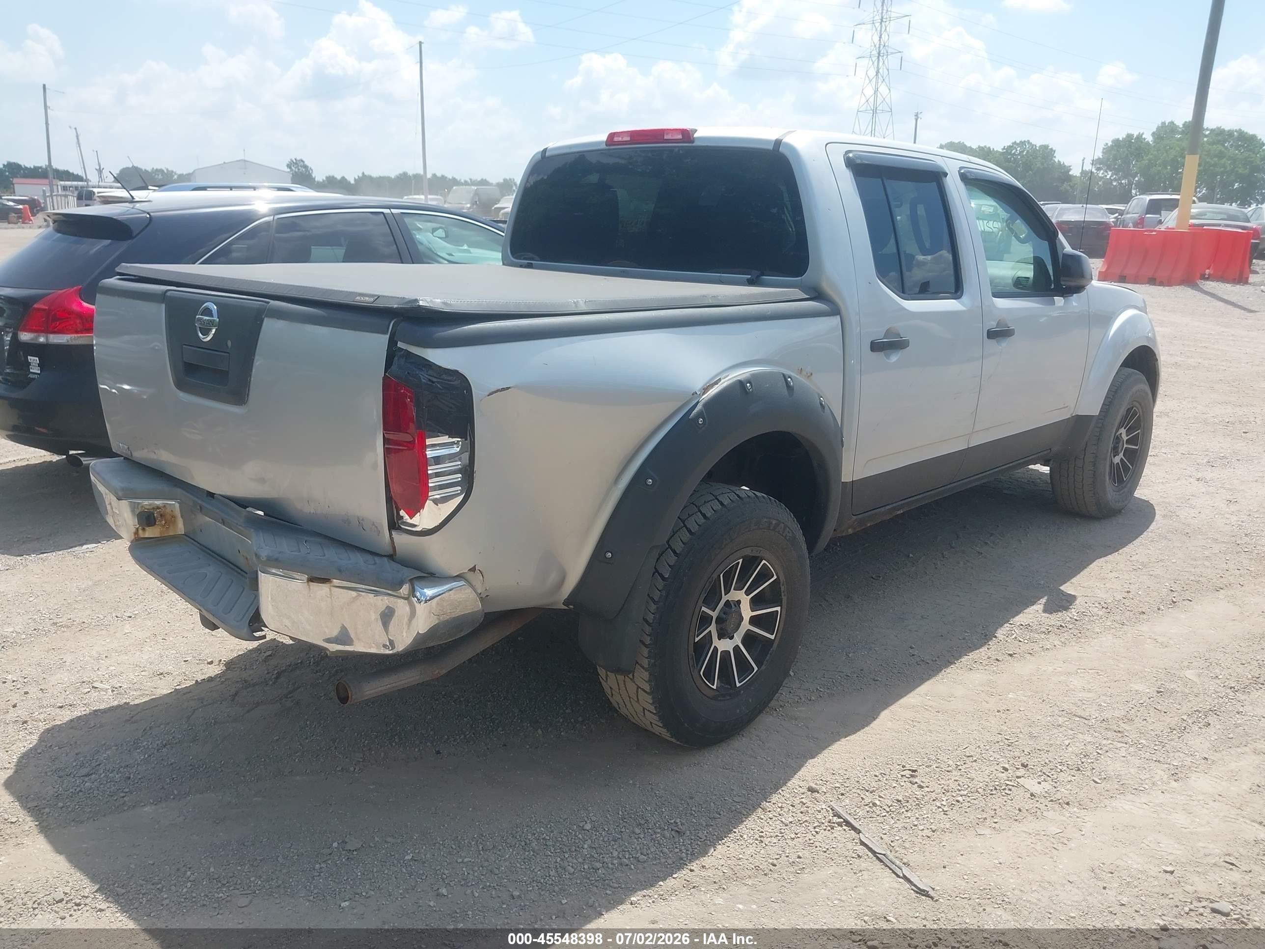 2012 Nissan Frontier Sv Silver vin: 1N6AD0EV8CC471164