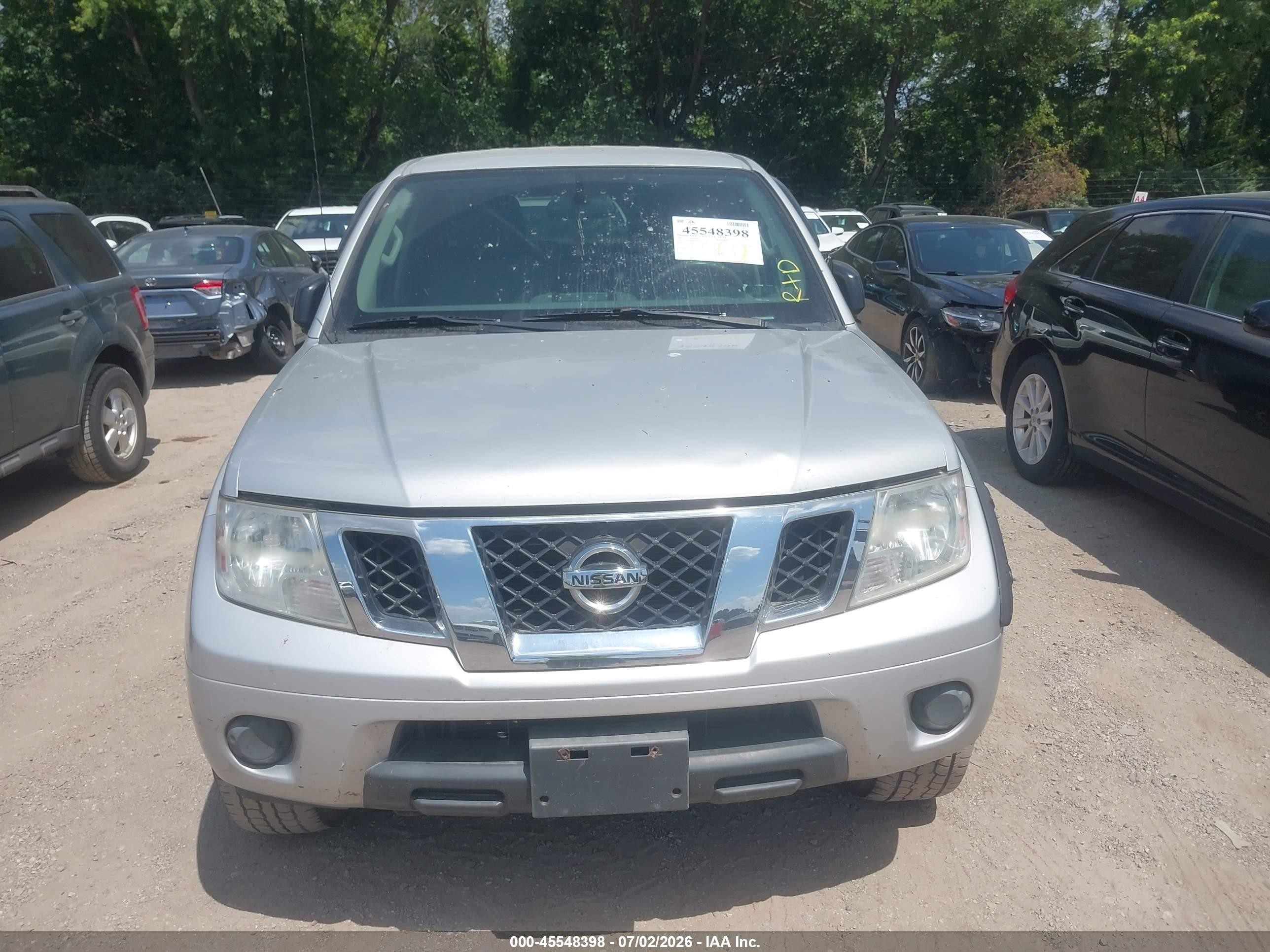 2012 Nissan Frontier Sv Silver vin: 1N6AD0EV8CC471164
