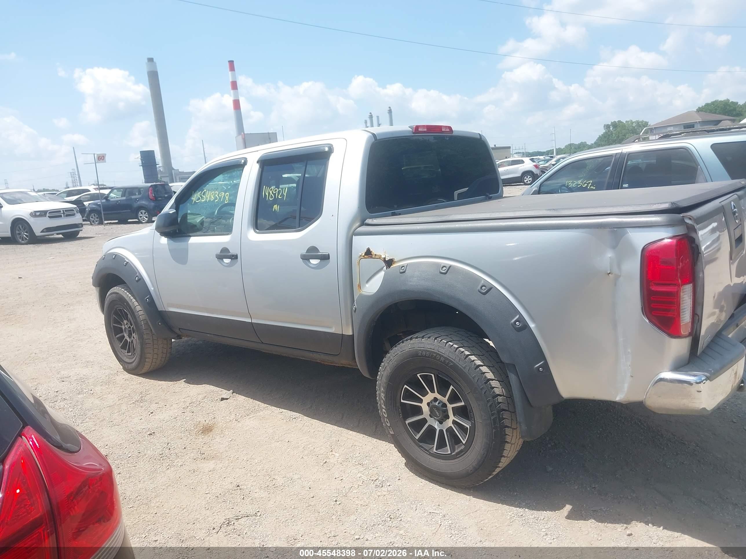 2012 Nissan Frontier Sv Silver vin: 1N6AD0EV8CC471164