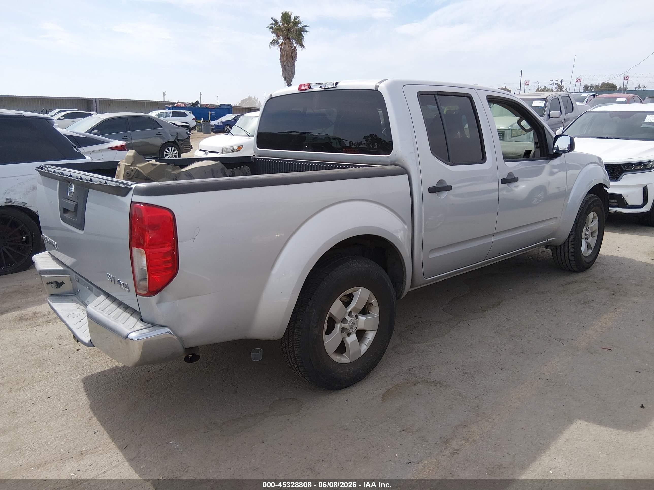 2013 Nissan Frontier Sv Silver vin: 1N6AD0EV8DN722772