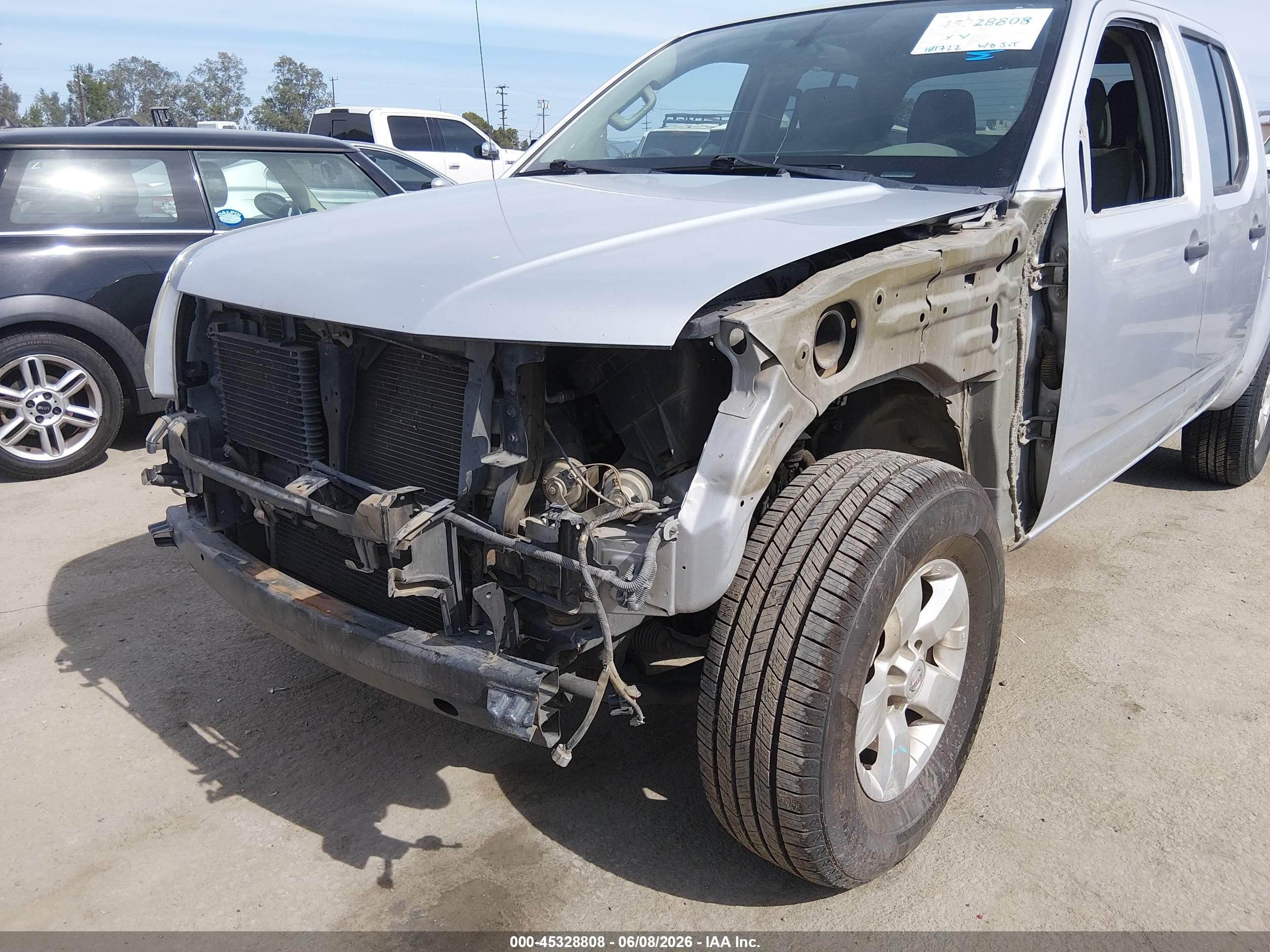 2013 Nissan Frontier Sv Silver vin: 1N6AD0EV8DN722772