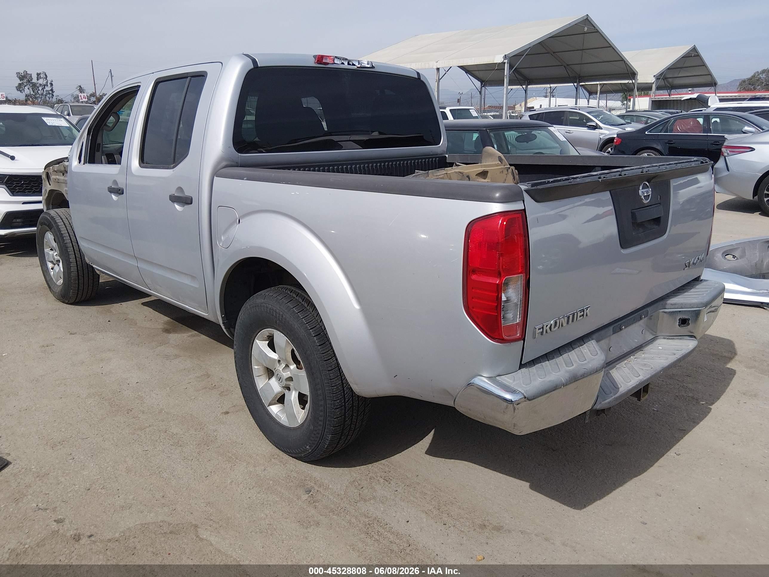 2013 Nissan Frontier Sv Silver vin: 1N6AD0EV8DN722772