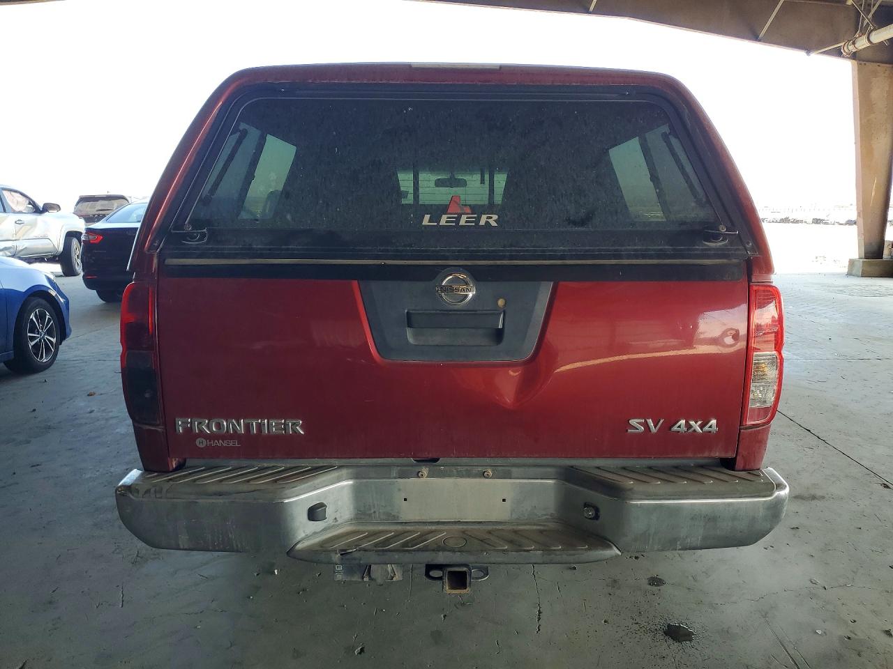 2013 Nissan Frontier S Red vin: 1N6AD0EV8DN734582