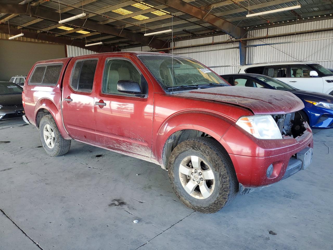 2013 Nissan Frontier S Red vin: 1N6AD0EV8DN734582