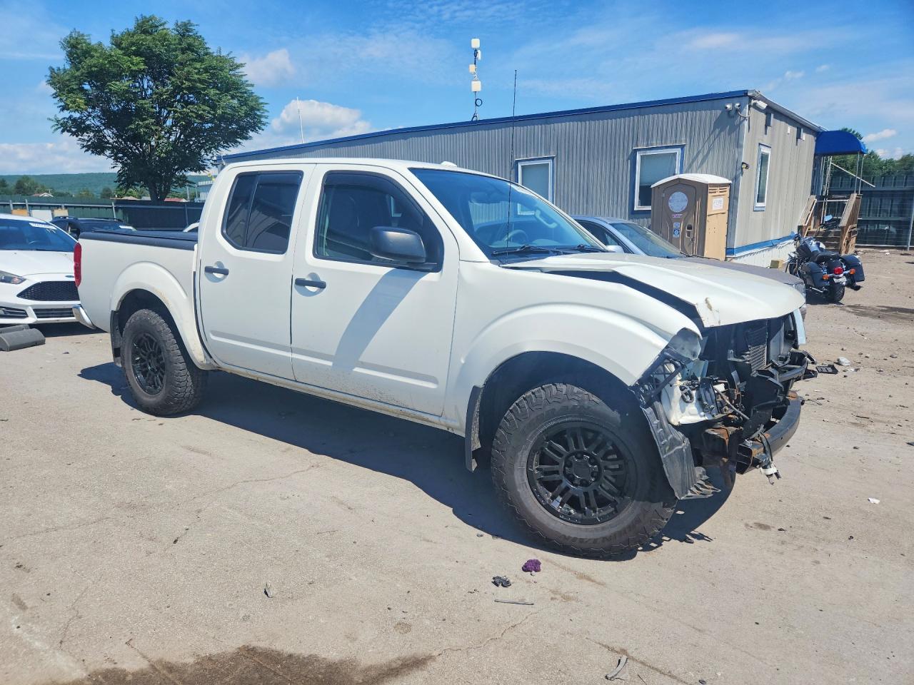 2015 Nissan Frontier Sv White vin: 1N6AD0EV8FN716005