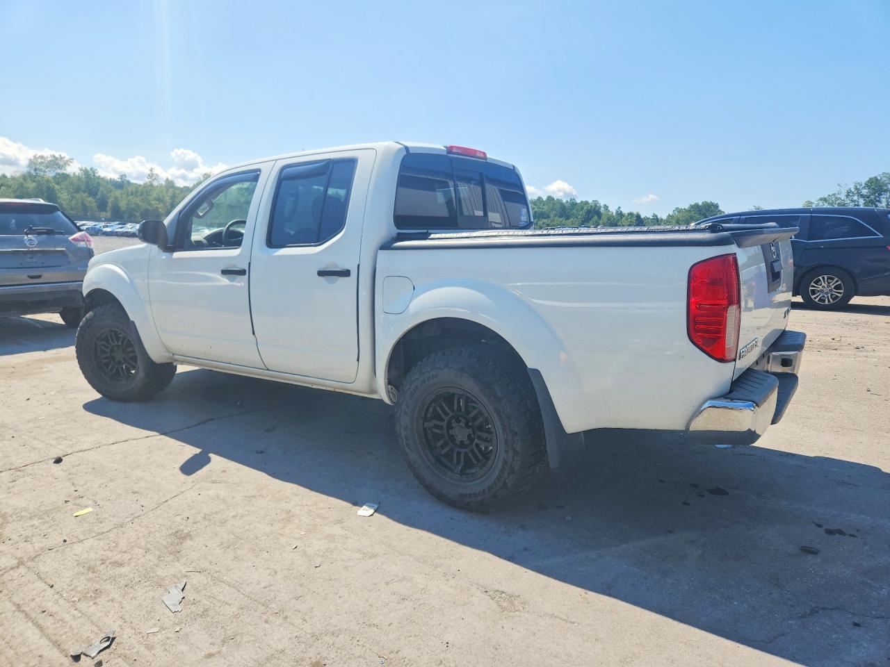 2015 Nissan Frontier Sv White vin: 1N6AD0EV8FN716005
