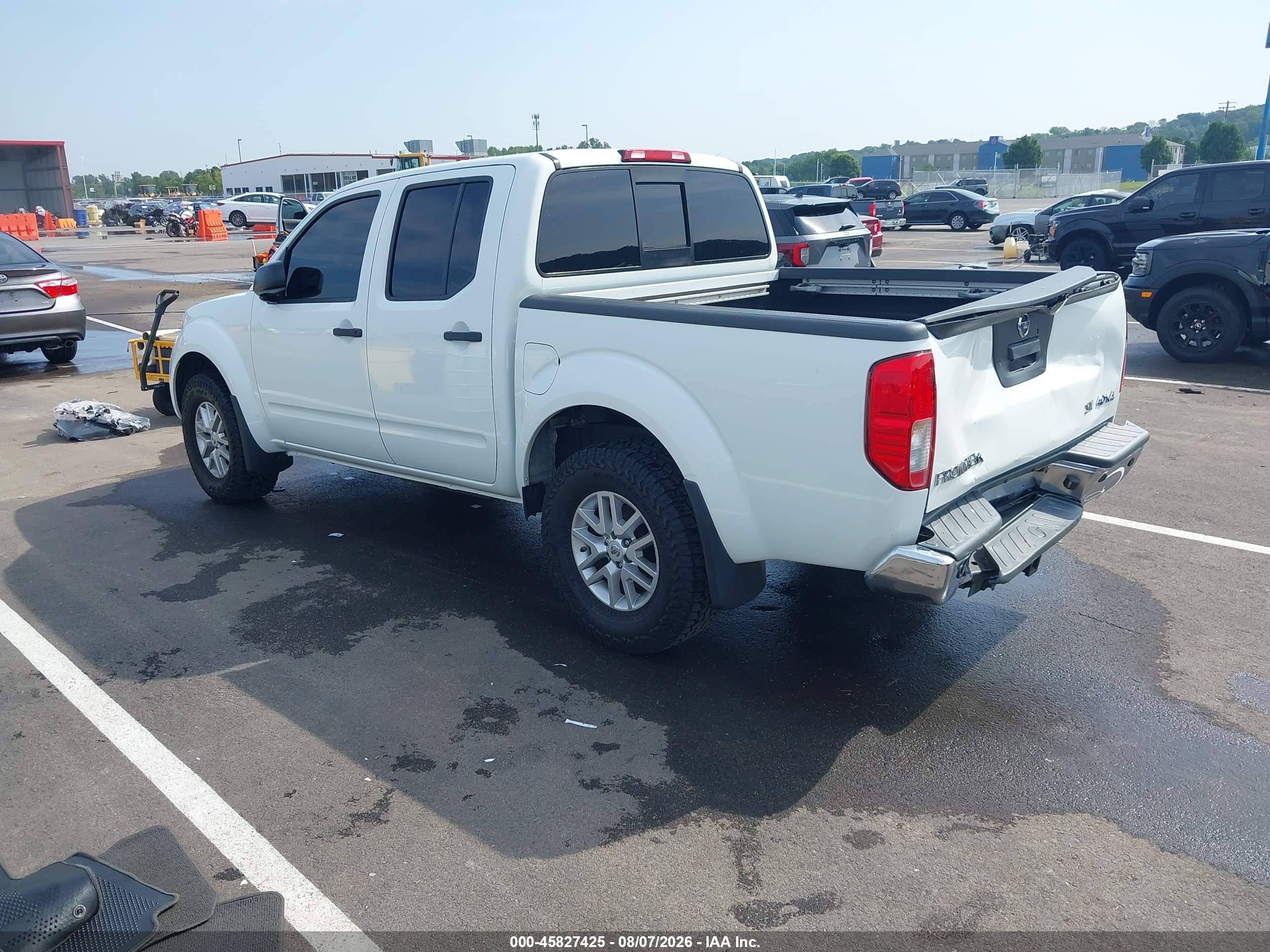 2015 Nissan Frontier Sv Белый vin: 1N6AD0EV8FN748727