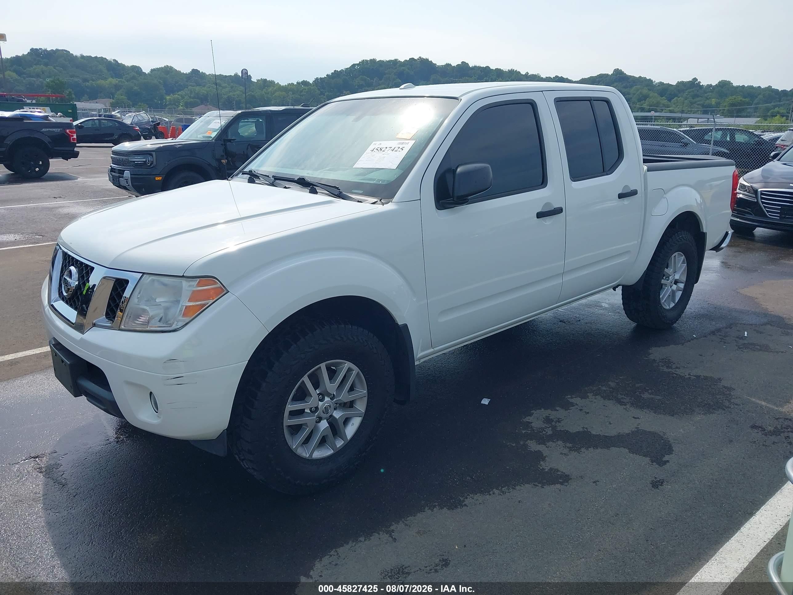 2015 Nissan Frontier Sv Белый vin: 1N6AD0EV8FN748727