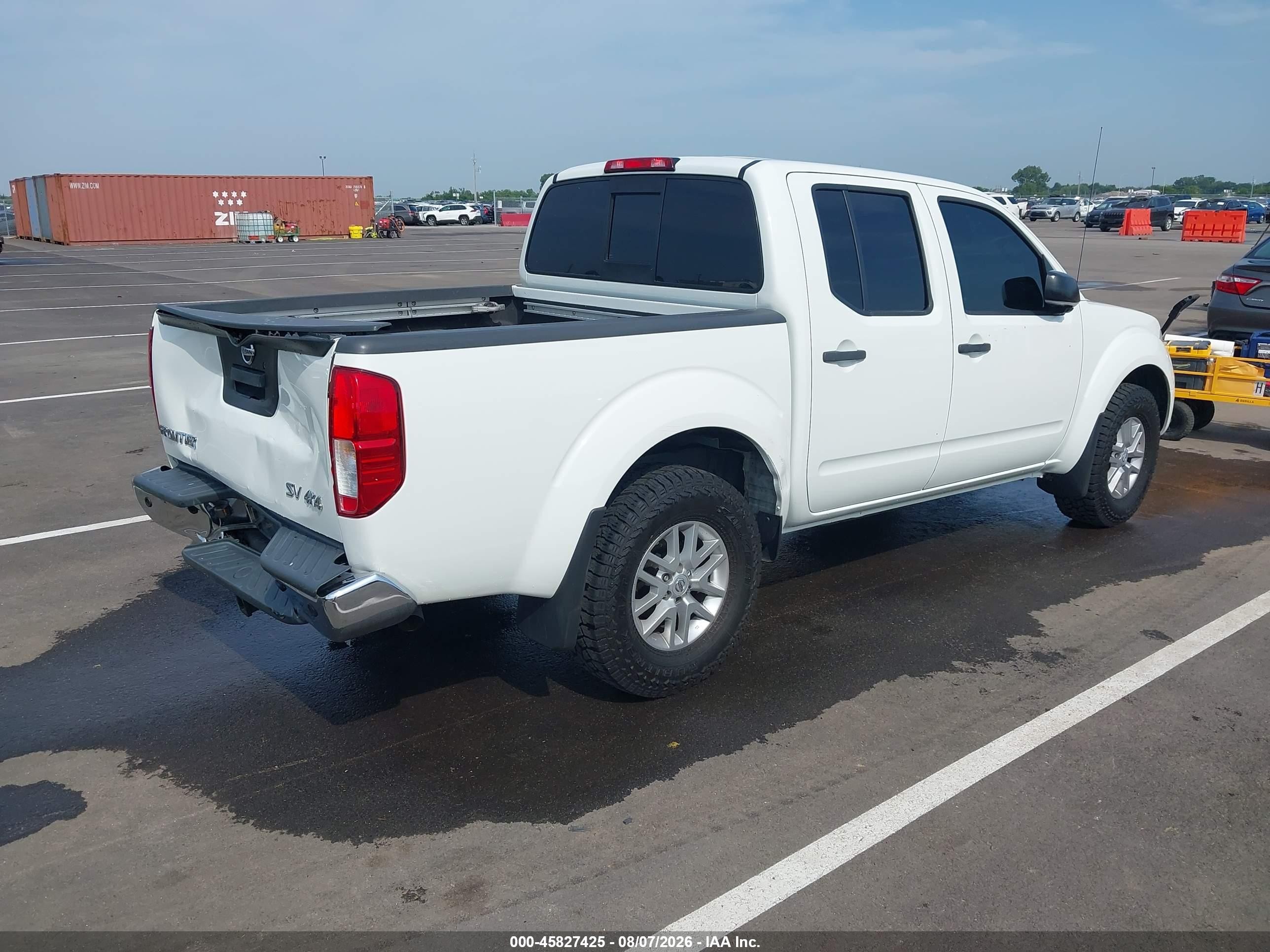 2015 Nissan Frontier Sv Белый vin: 1N6AD0EV8FN748727