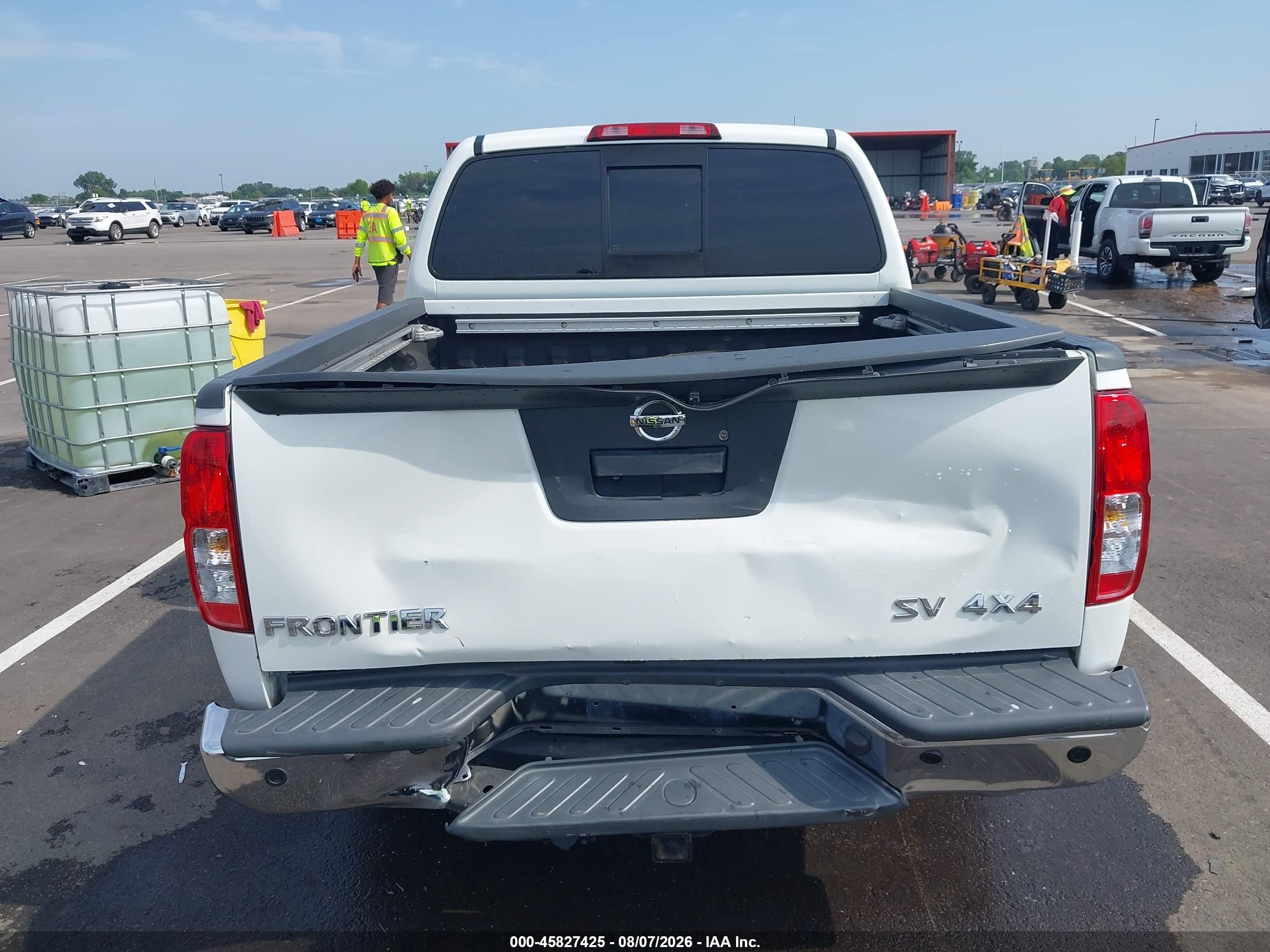 2015 Nissan Frontier Sv Белый vin: 1N6AD0EV8FN748727
