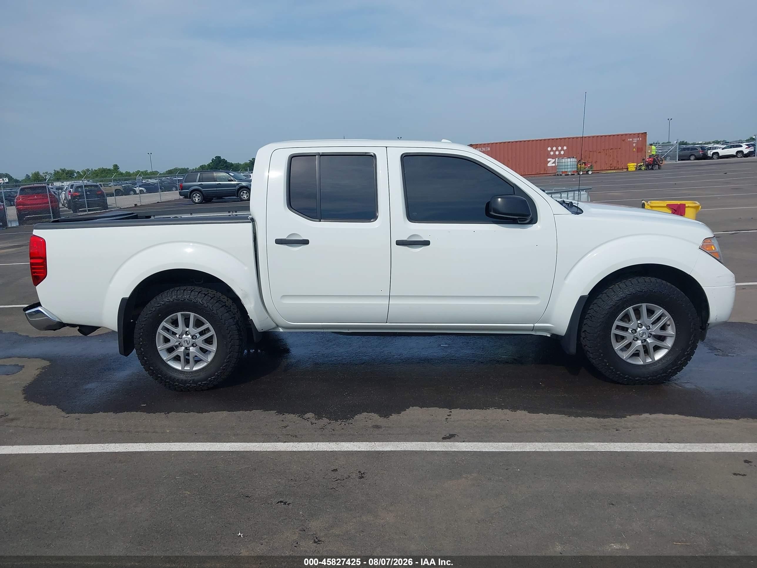 2015 Nissan Frontier Sv Белый vin: 1N6AD0EV8FN748727