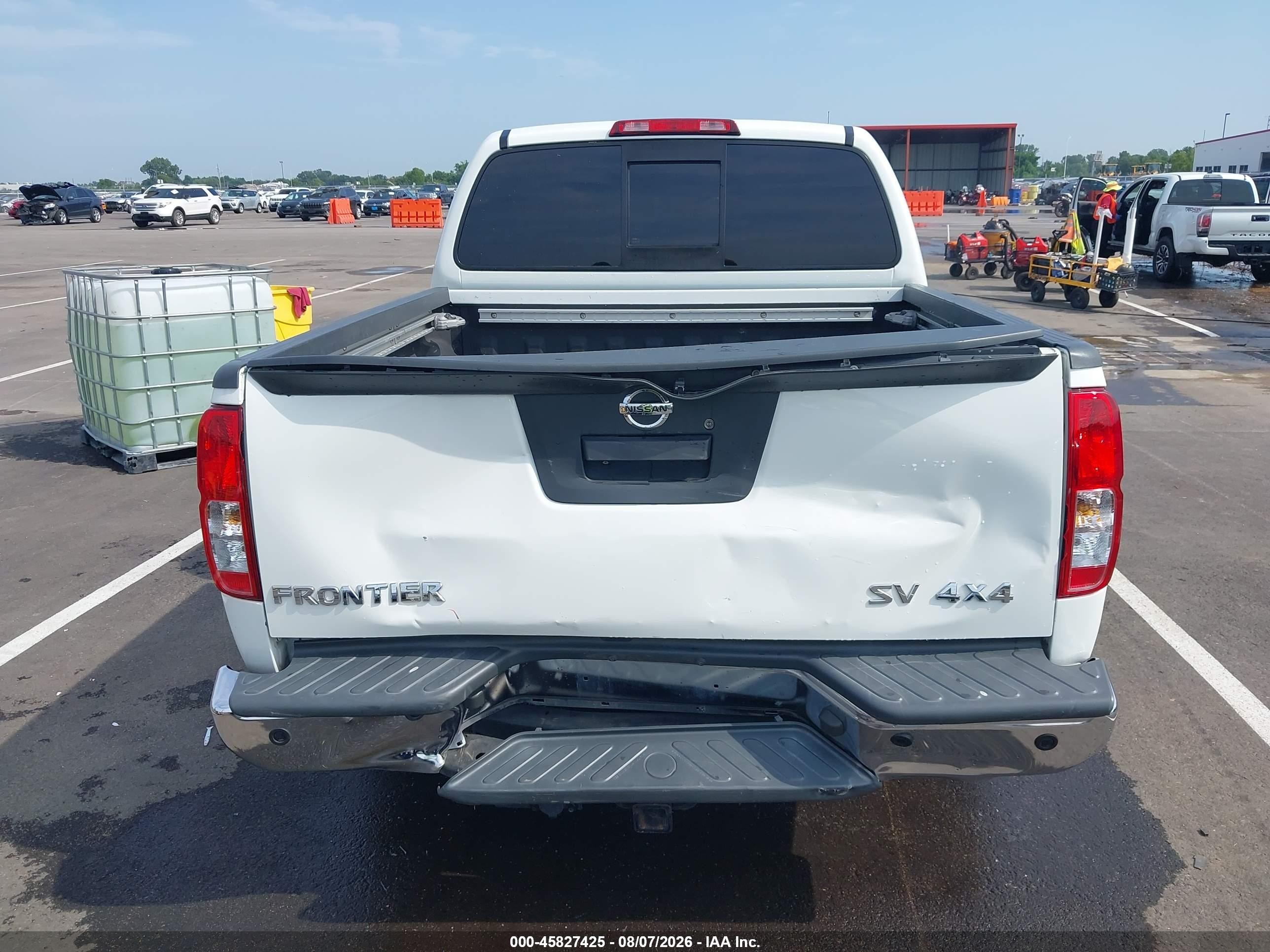 2015 Nissan Frontier Sv Белый vin: 1N6AD0EV8FN748727