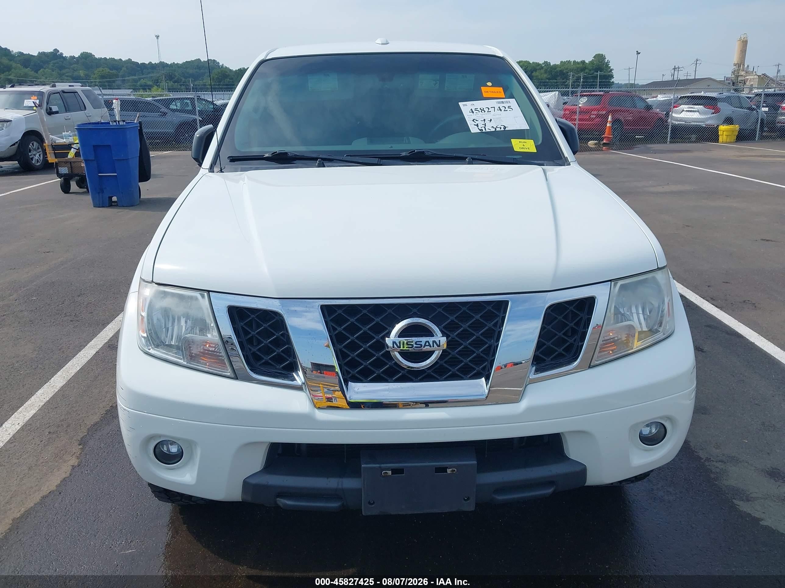 2015 Nissan Frontier Sv Белый vin: 1N6AD0EV8FN748727
