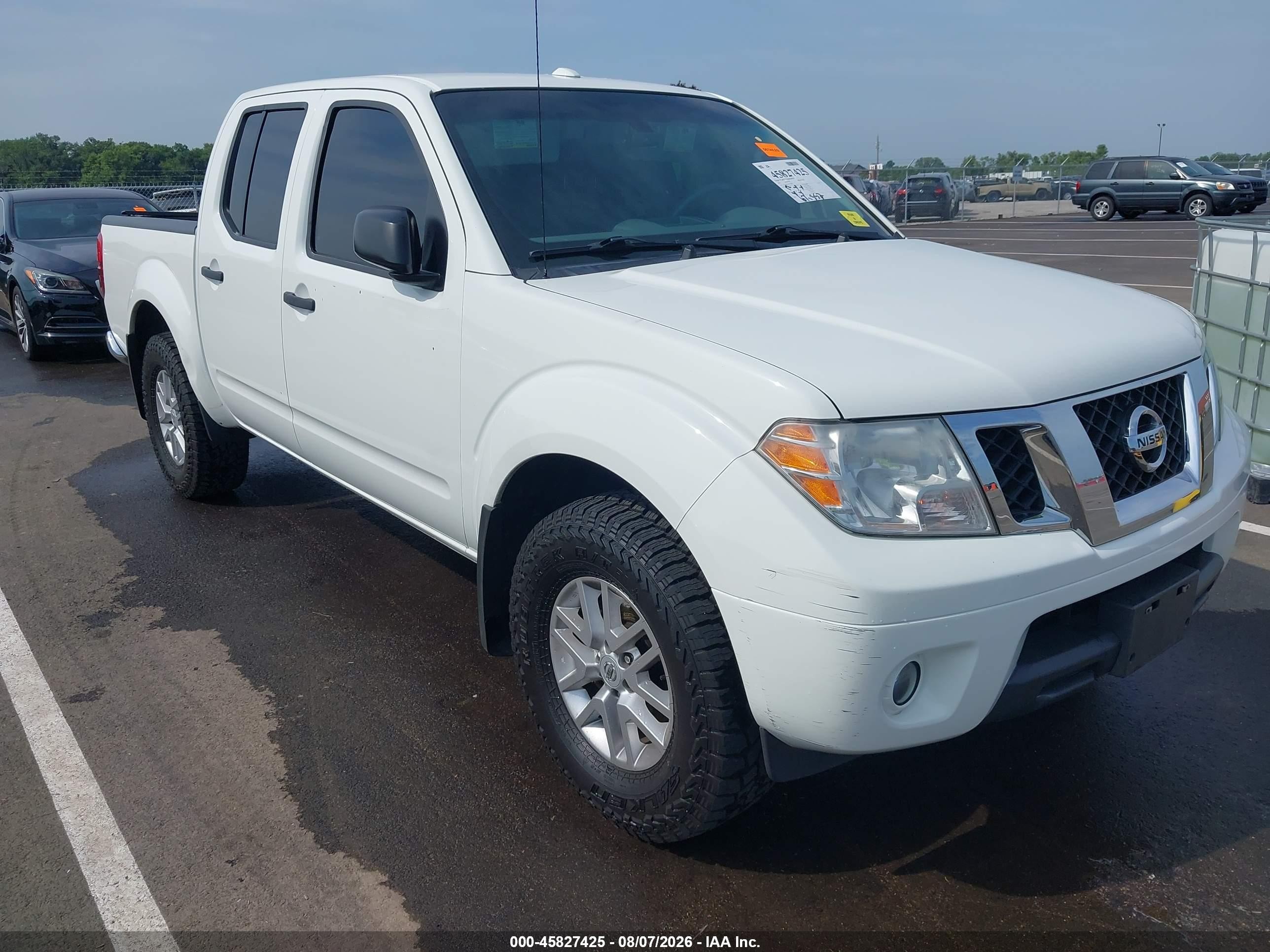 2015 Nissan Frontier Sv Белый vin: 1N6AD0EV8FN748727