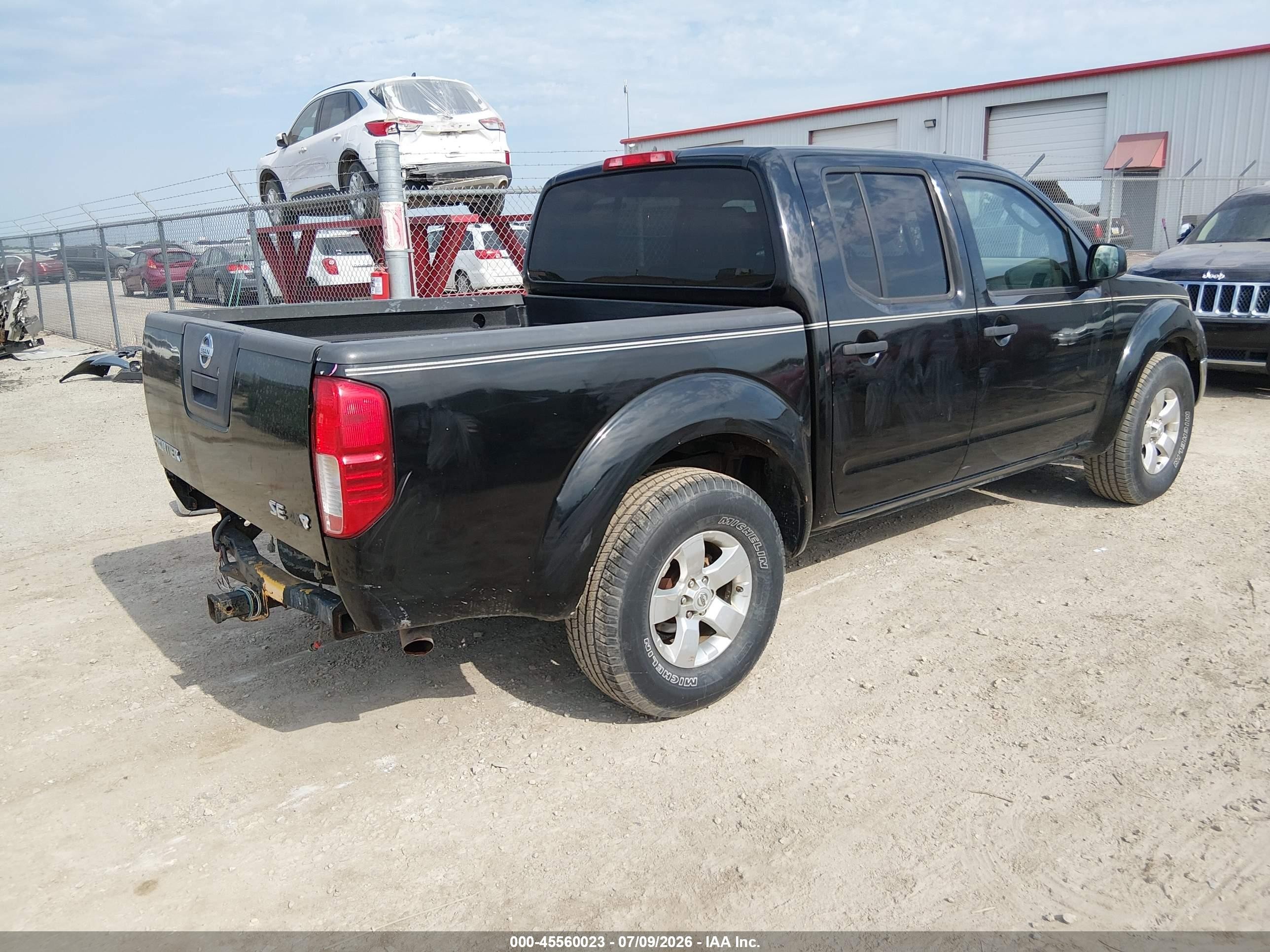 2010 Nissan Frontier Se Black vin: 1N6AD0EV9AC424092