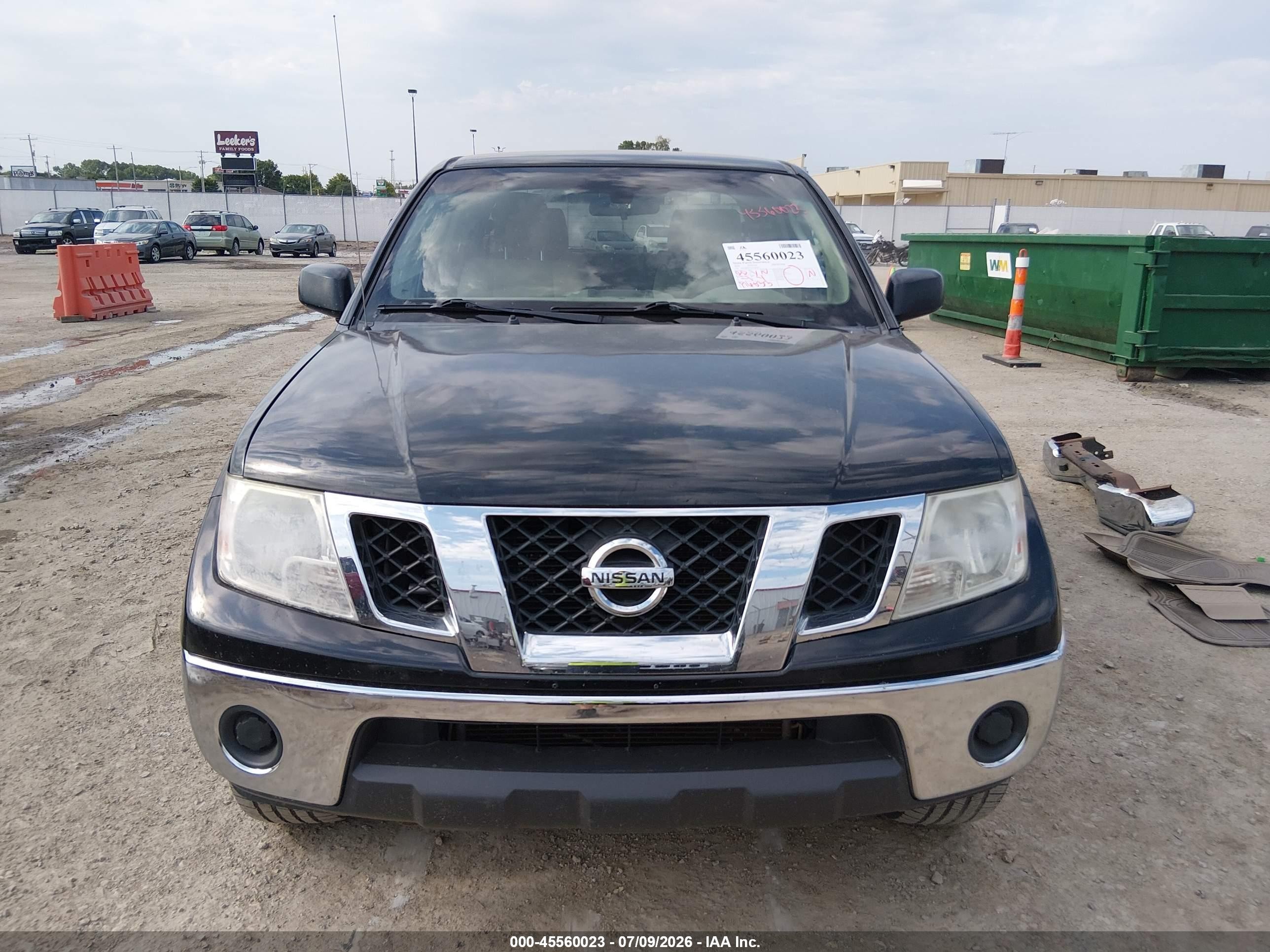 2010 Nissan Frontier Se Black vin: 1N6AD0EV9AC424092