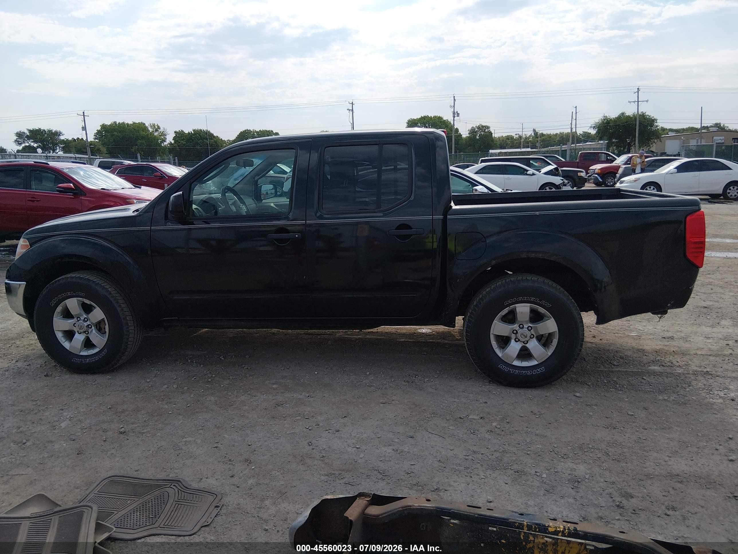 2010 Nissan Frontier Se Black vin: 1N6AD0EV9AC424092
