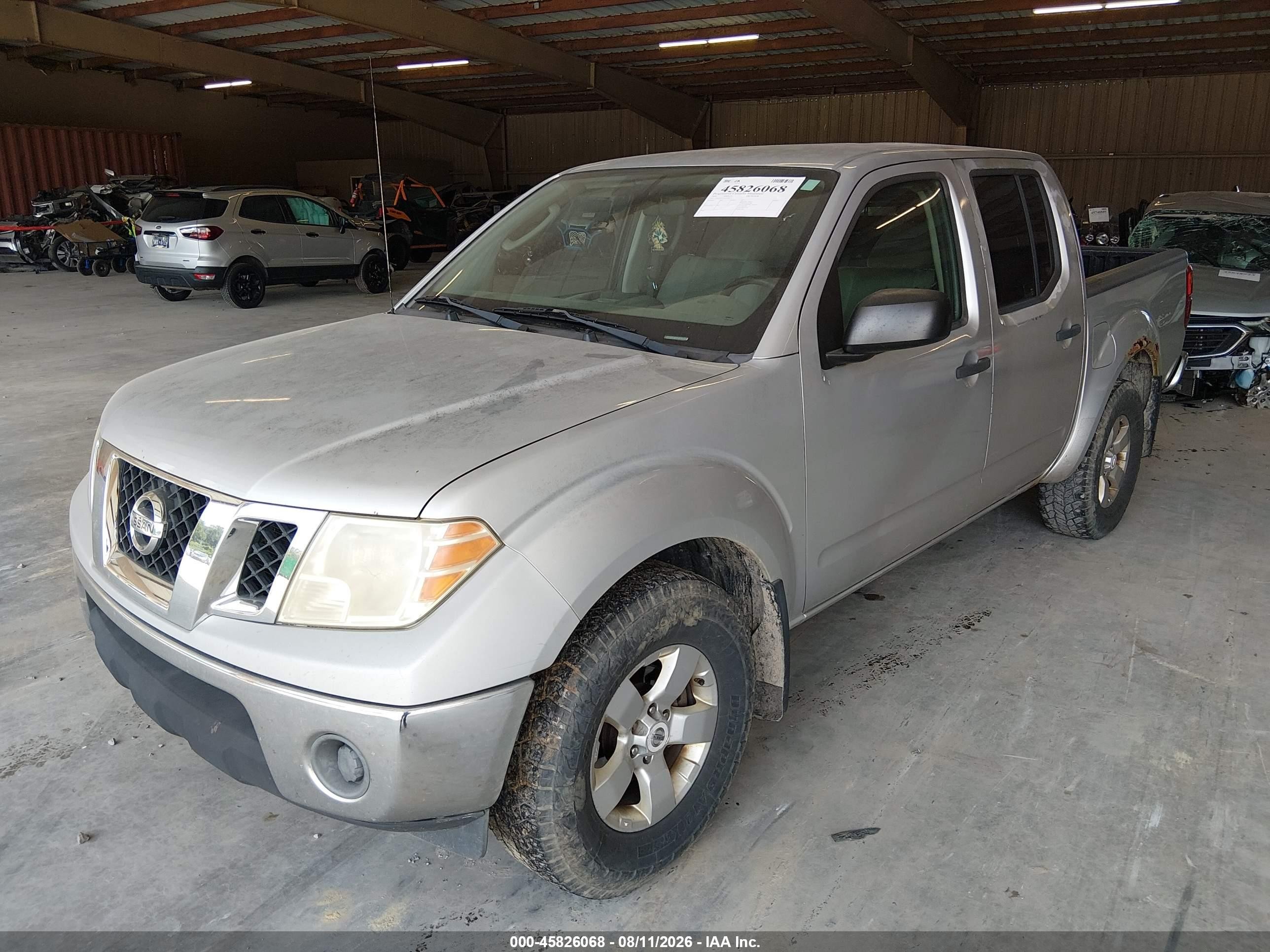 2010 Nissan Frontier Se Silver vin: 1N6AD0EV9AC444777