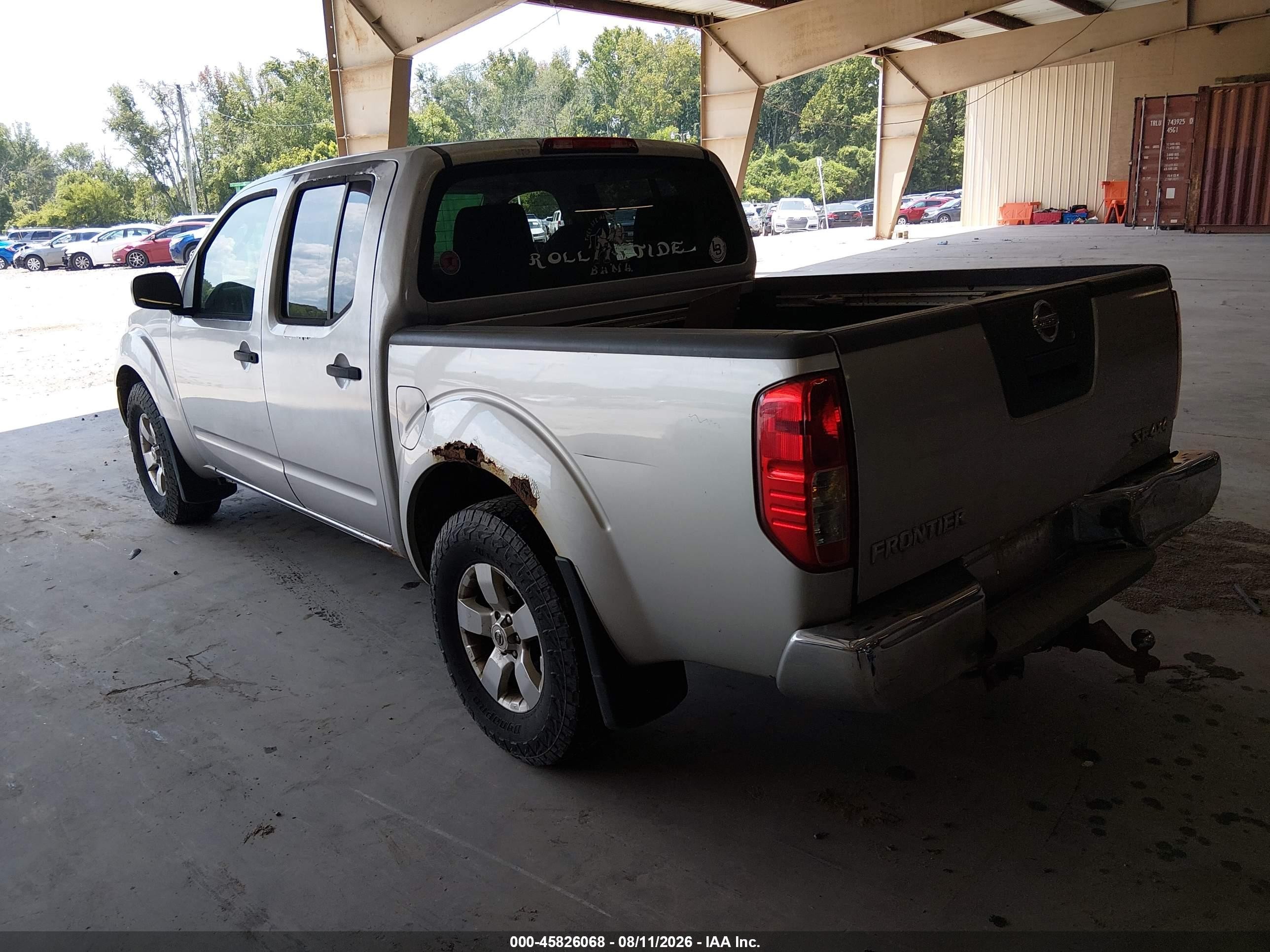 2010 Nissan Frontier Se Silver vin: 1N6AD0EV9AC444777