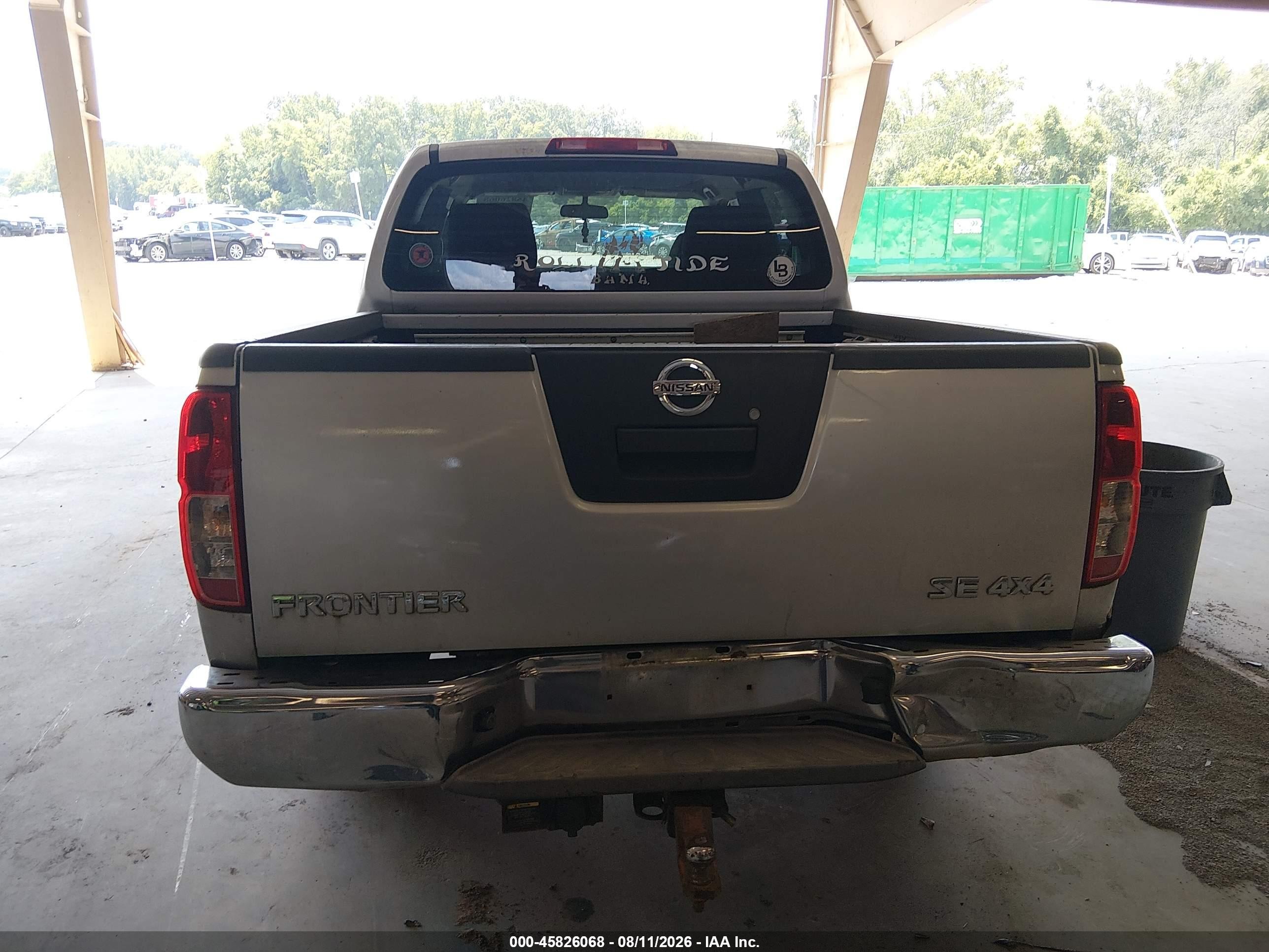 2010 Nissan Frontier Se Silver vin: 1N6AD0EV9AC444777