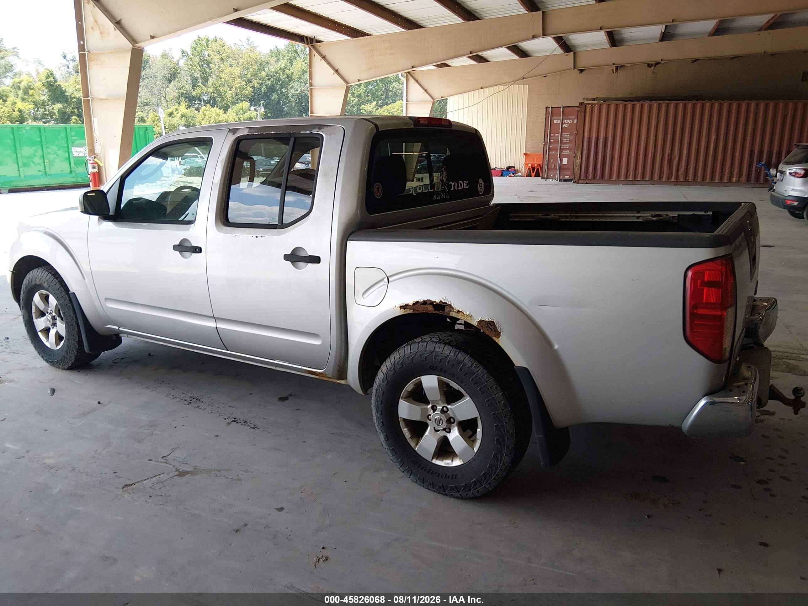 2010 Nissan Frontier Se Silver vin: 1N6AD0EV9AC444777