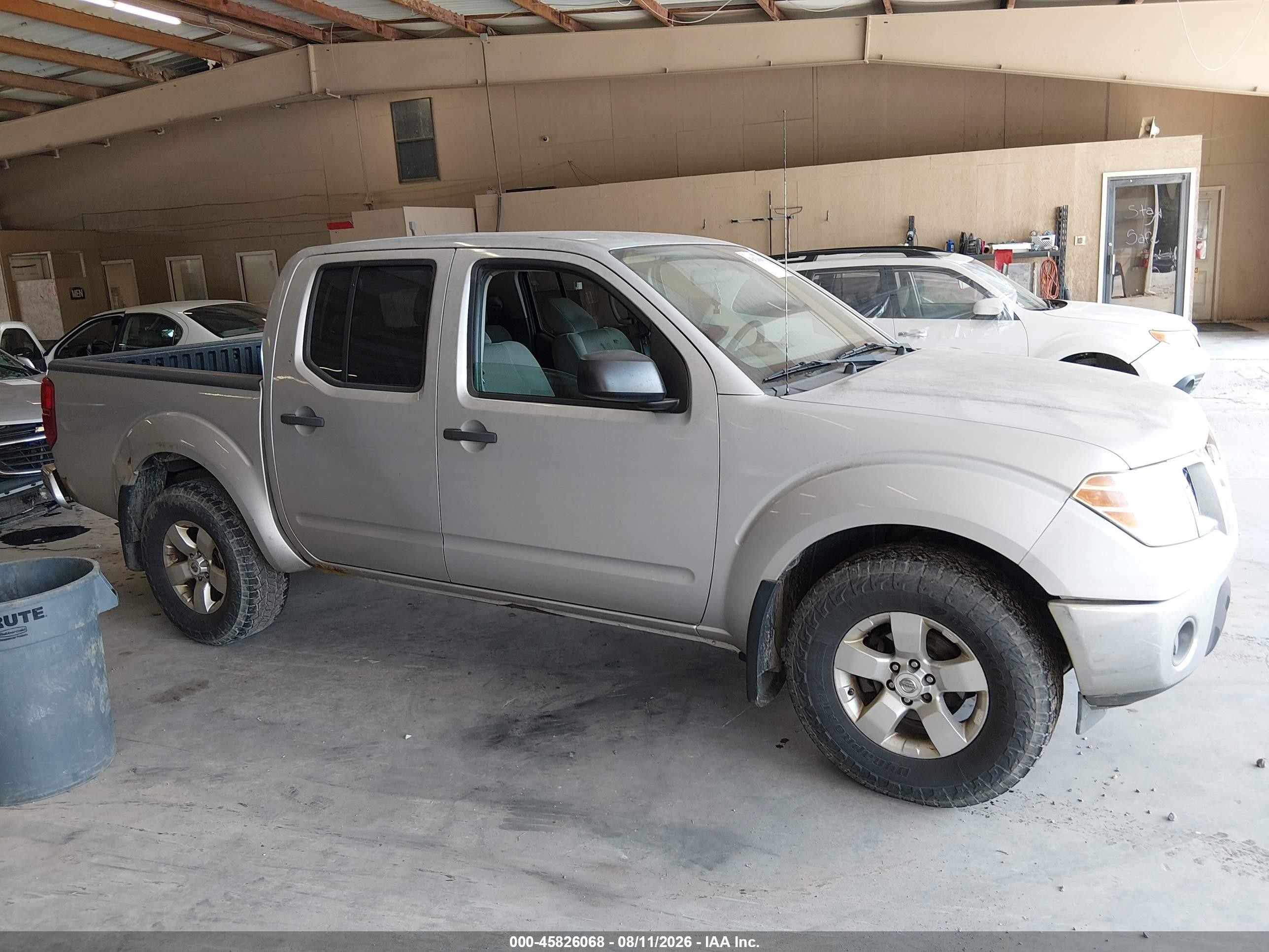 2010 Nissan Frontier Se Silver vin: 1N6AD0EV9AC444777