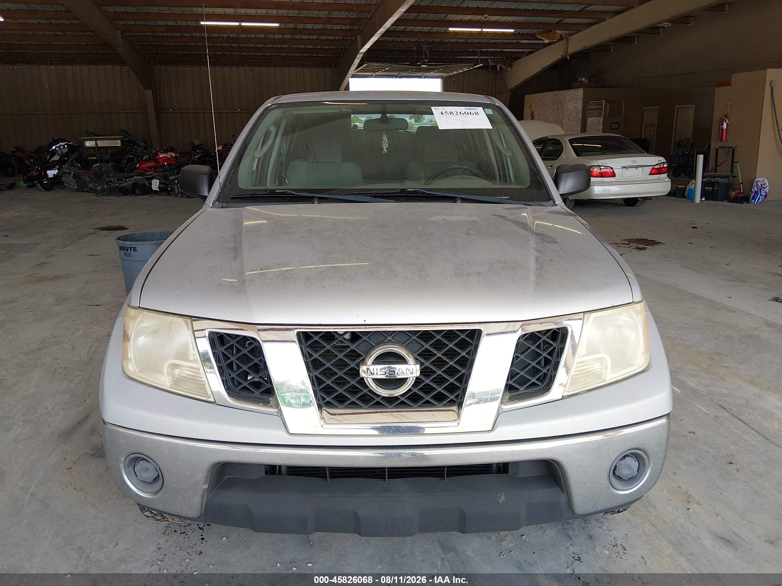 2010 Nissan Frontier Se Silver vin: 1N6AD0EV9AC444777