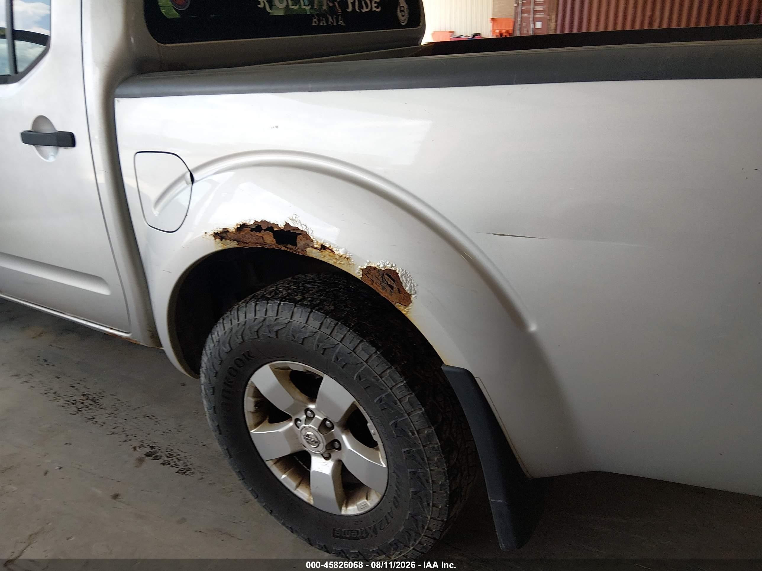 2010 Nissan Frontier Se Silver vin: 1N6AD0EV9AC444777