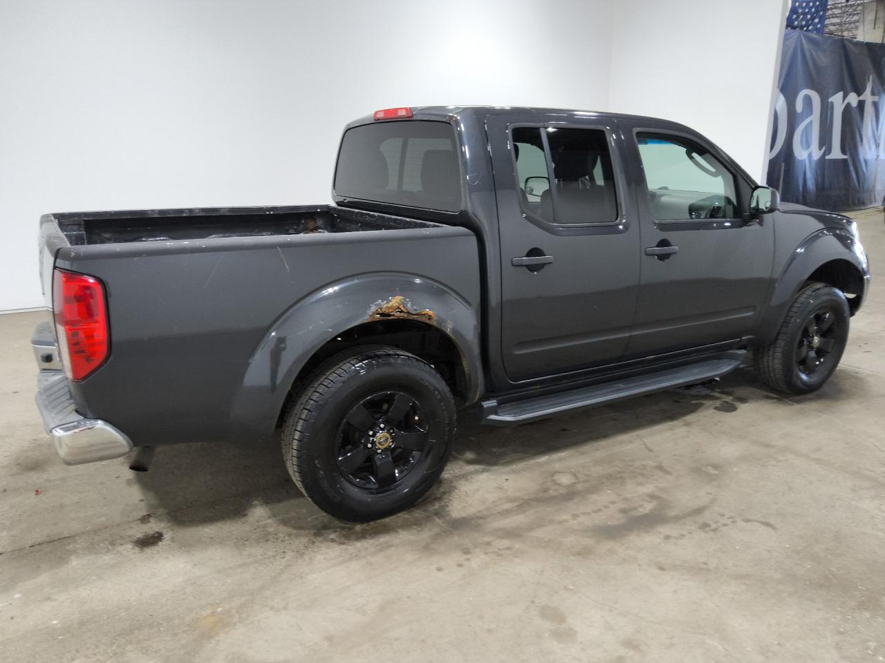 2011 Nissan Frontier S Charcoal vin: 1N6AD0EV9BC403843 Damage: Right Bed Side, Rust, > 12 Inches