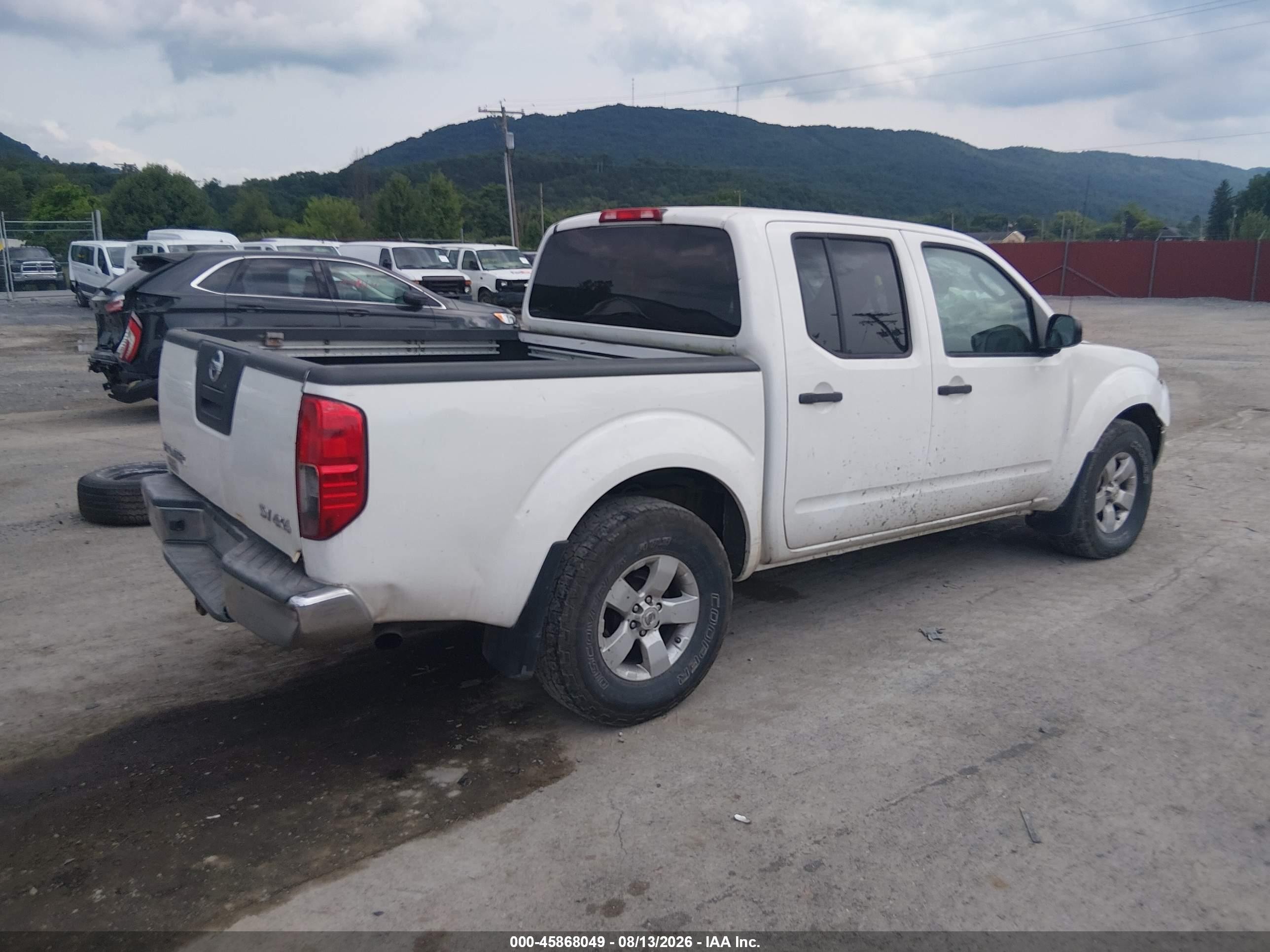 2011 Nissan Frontier Sv Белый vin: 1N6AD0EV9BC415278