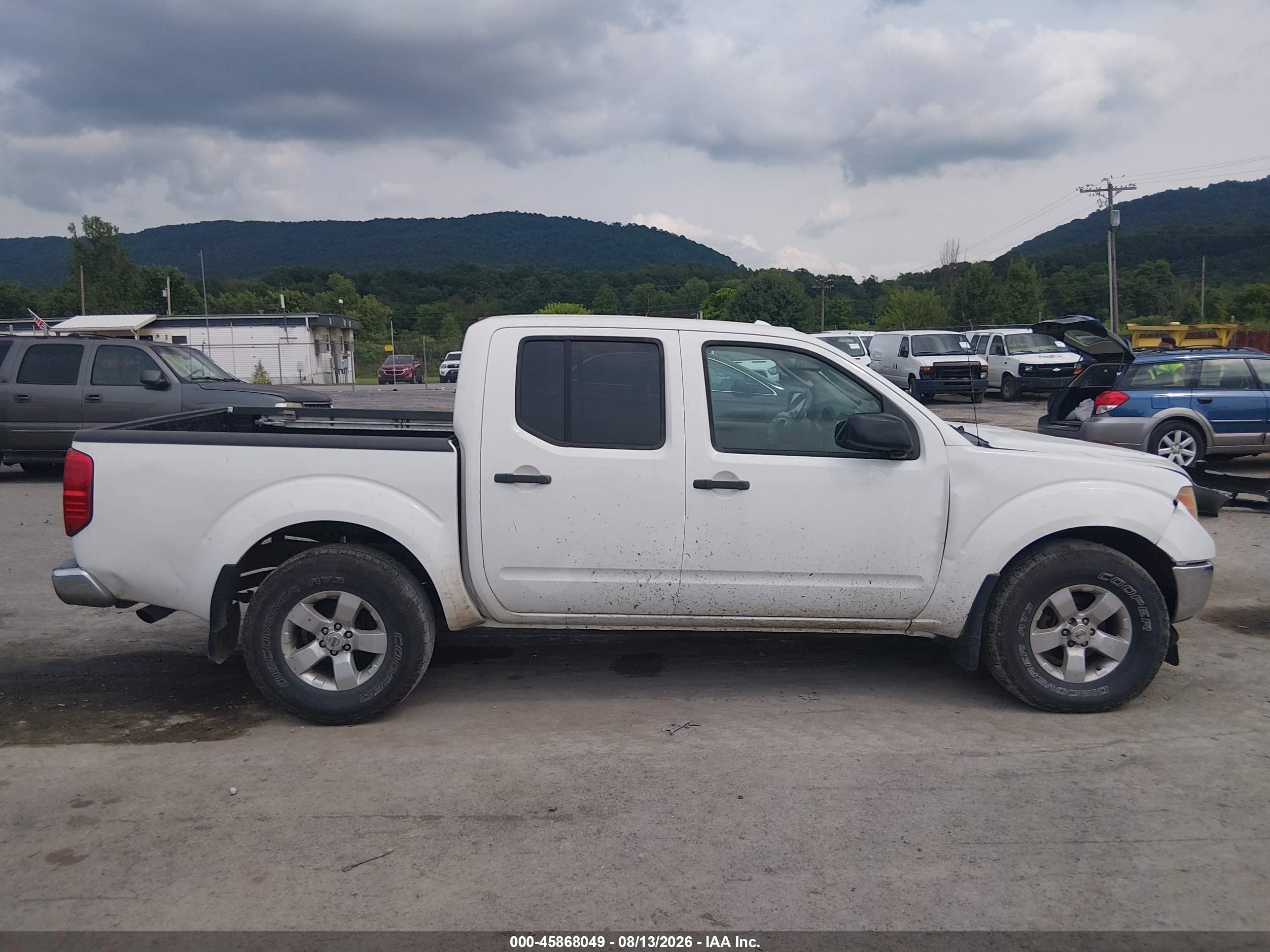 2011 Nissan Frontier Sv Белый vin: 1N6AD0EV9BC415278