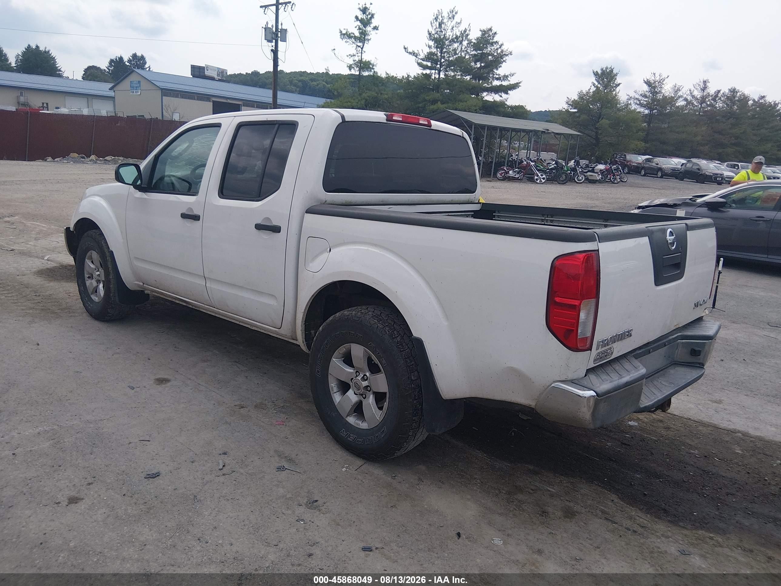 2011 Nissan Frontier Sv Белый vin: 1N6AD0EV9BC415278