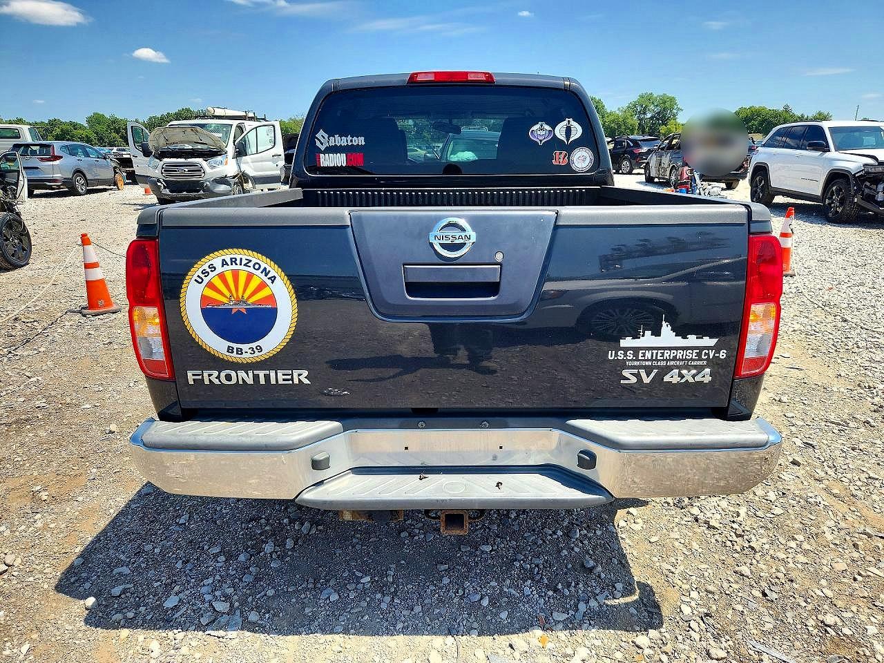 2011 Nissan Frontier S Charcoal vin: 1N6AD0EV9BC427981