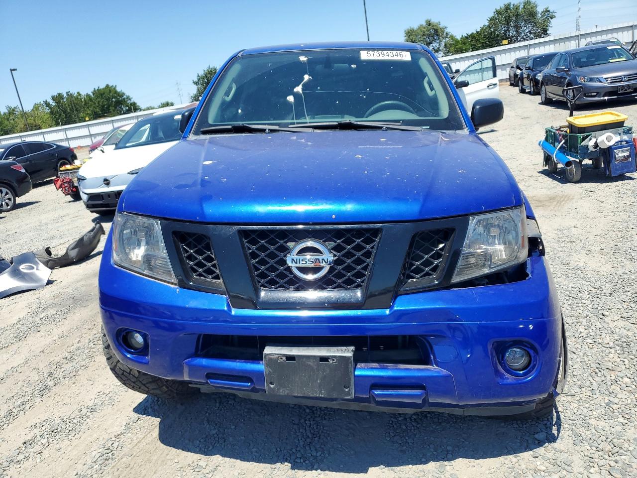 2012 Nissan Frontier S Blue vin: 1N6AD0EV9CC414598