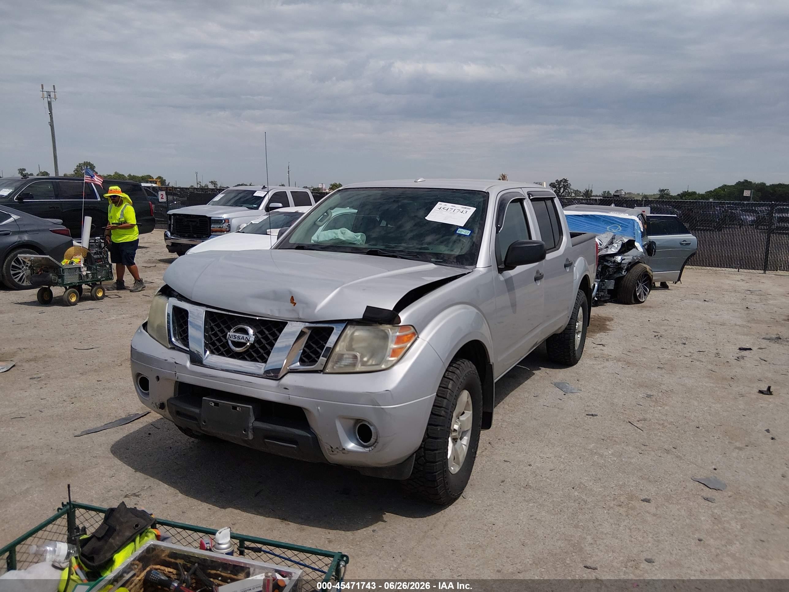 2012 Nissan Frontier Sv Silver vin: 1N6AD0EV9CC448959