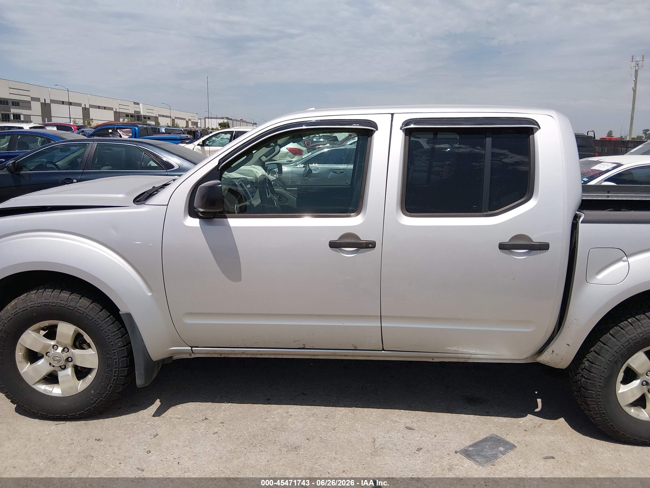 2012 Nissan Frontier Sv Silver vin: 1N6AD0EV9CC448959