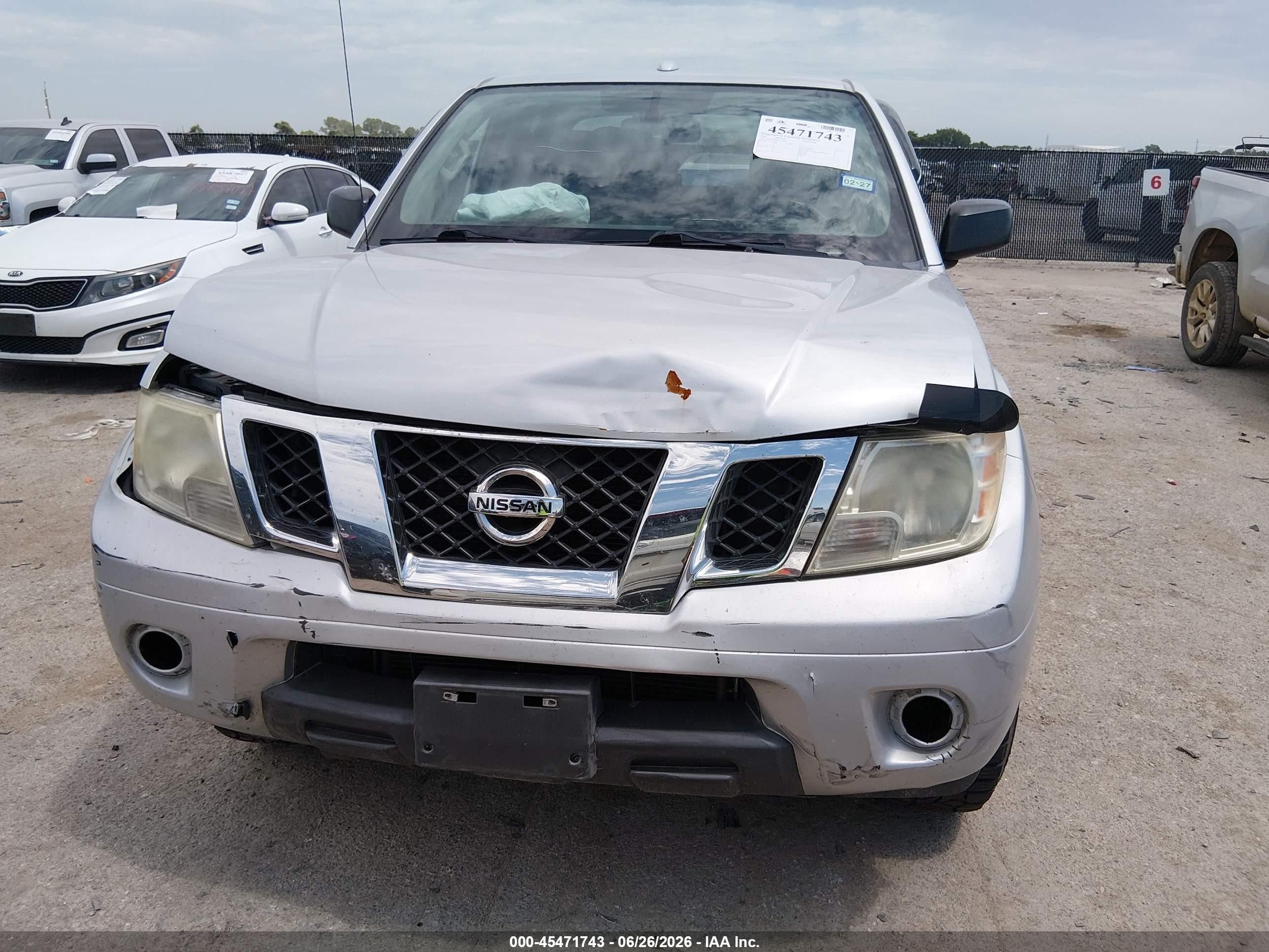 2012 Nissan Frontier Sv Silver vin: 1N6AD0EV9CC448959