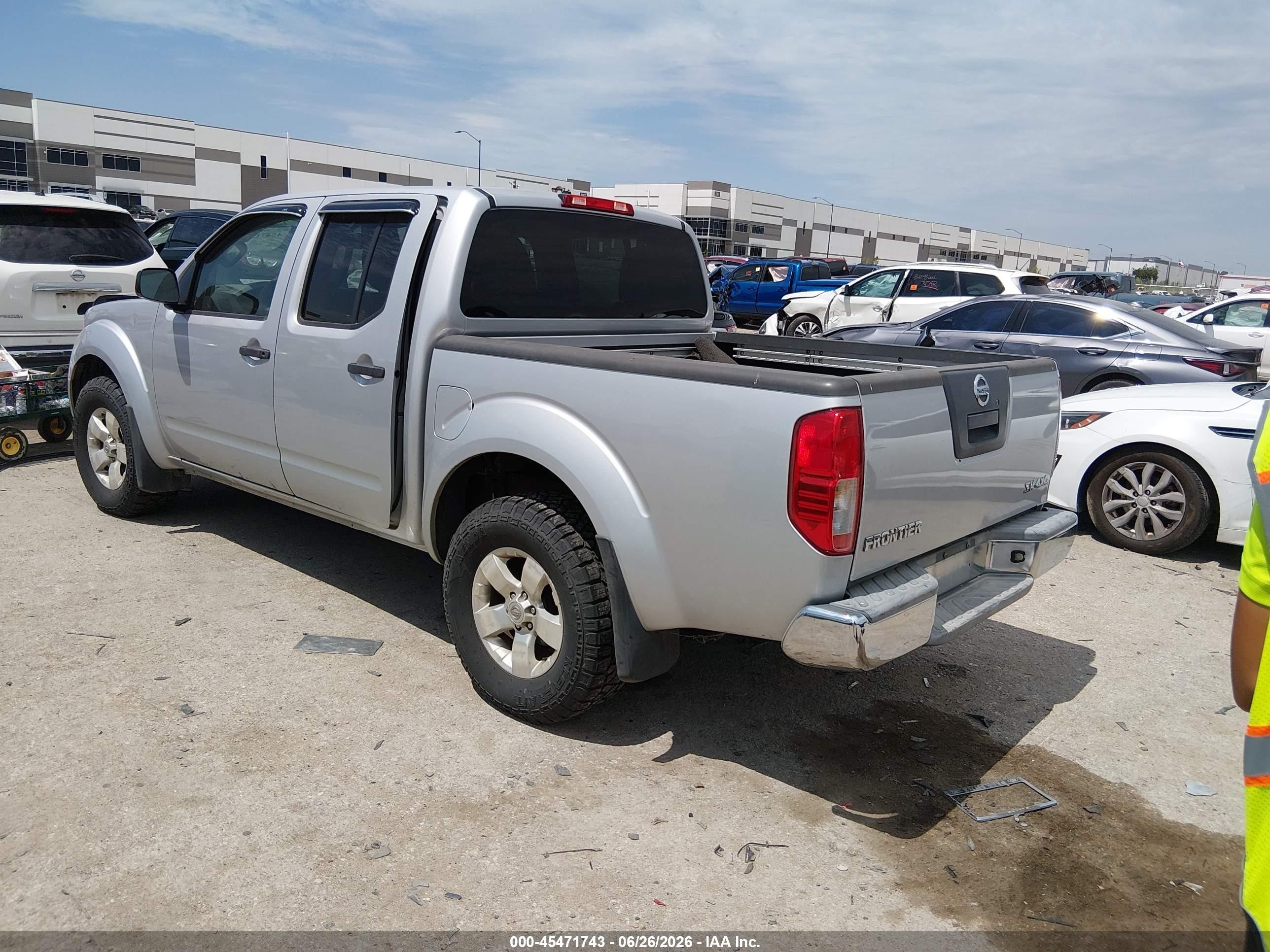 2012 Nissan Frontier Sv Silver vin: 1N6AD0EV9CC448959